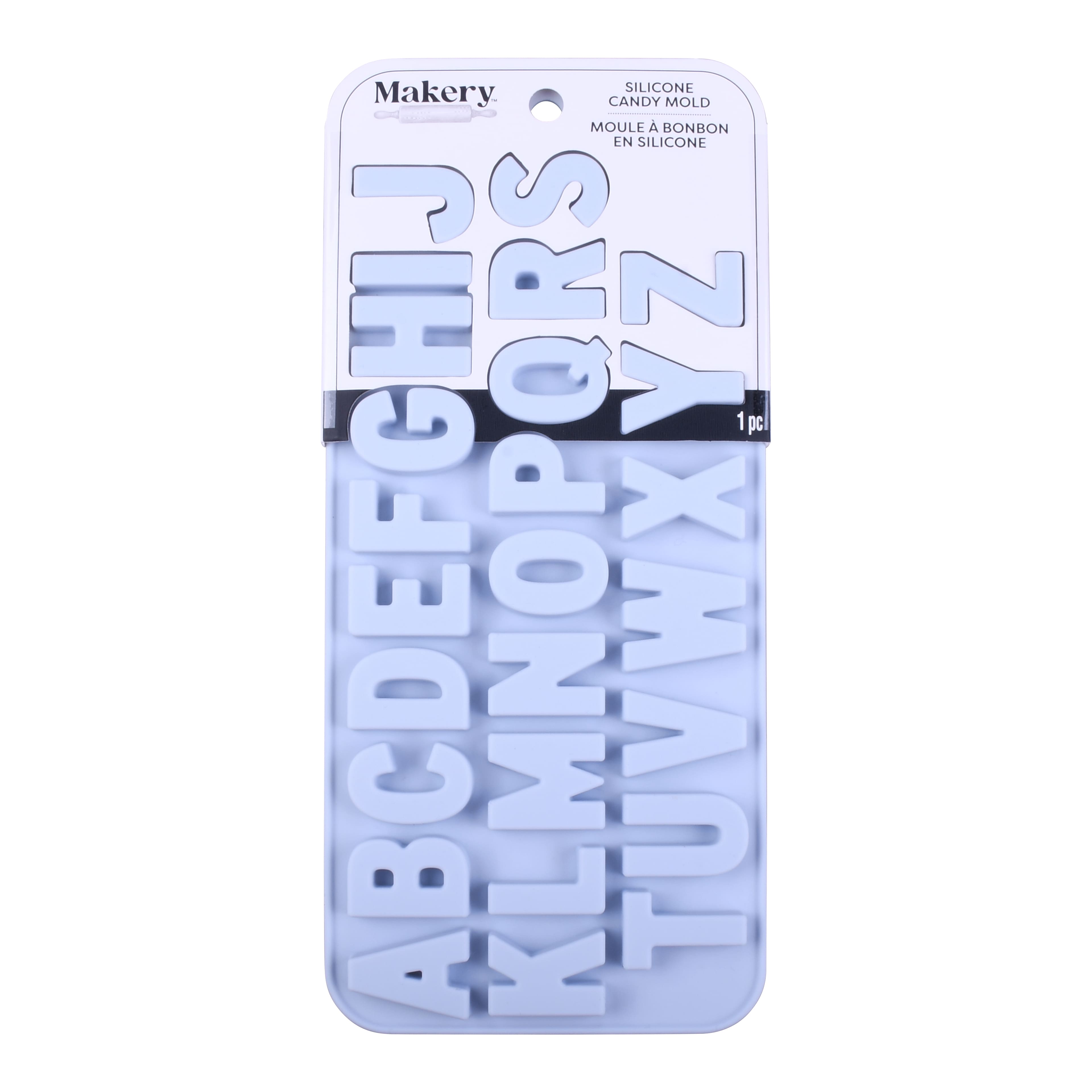 Alphabet Silicone Candy Mold by Makery&#x2122;