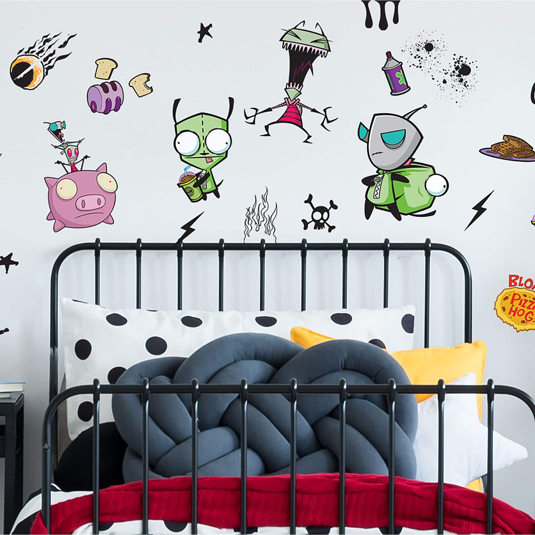 RoomMates Invader Zim Peel &#x26; Stick Wall Decals