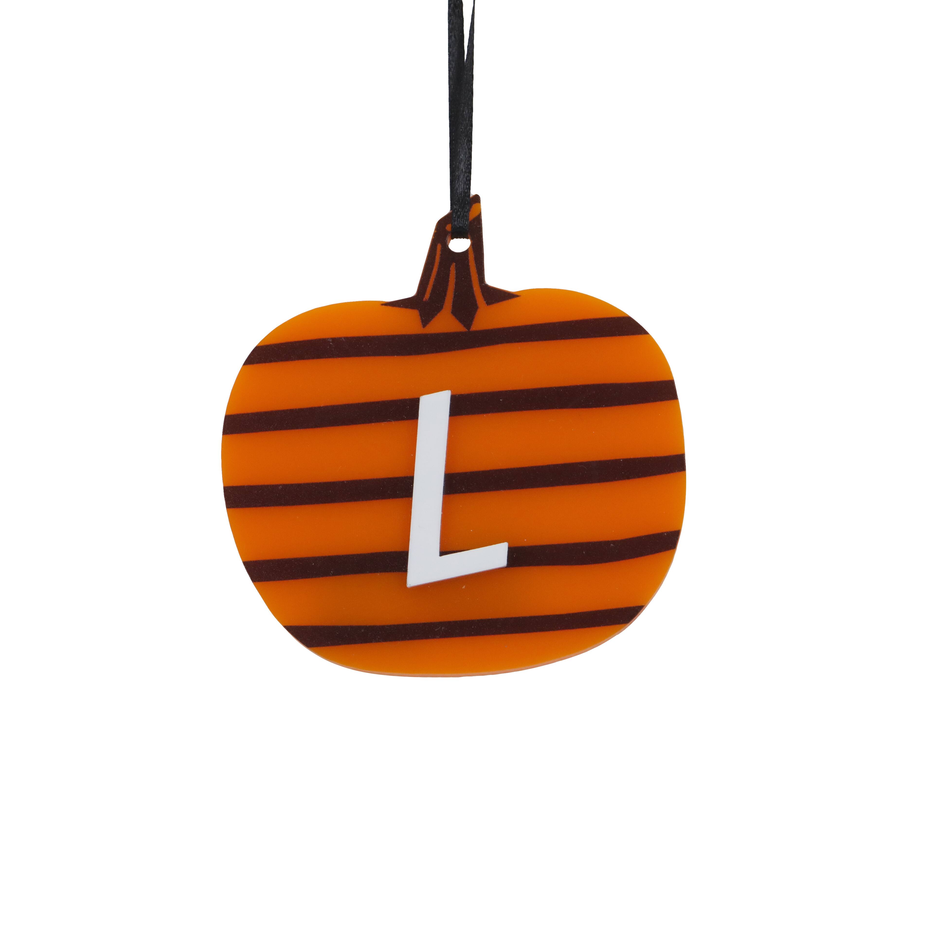 Assorted 3.75&#x22; Halloween Acrylic Monogram Ornament by Ashland&#xAE;