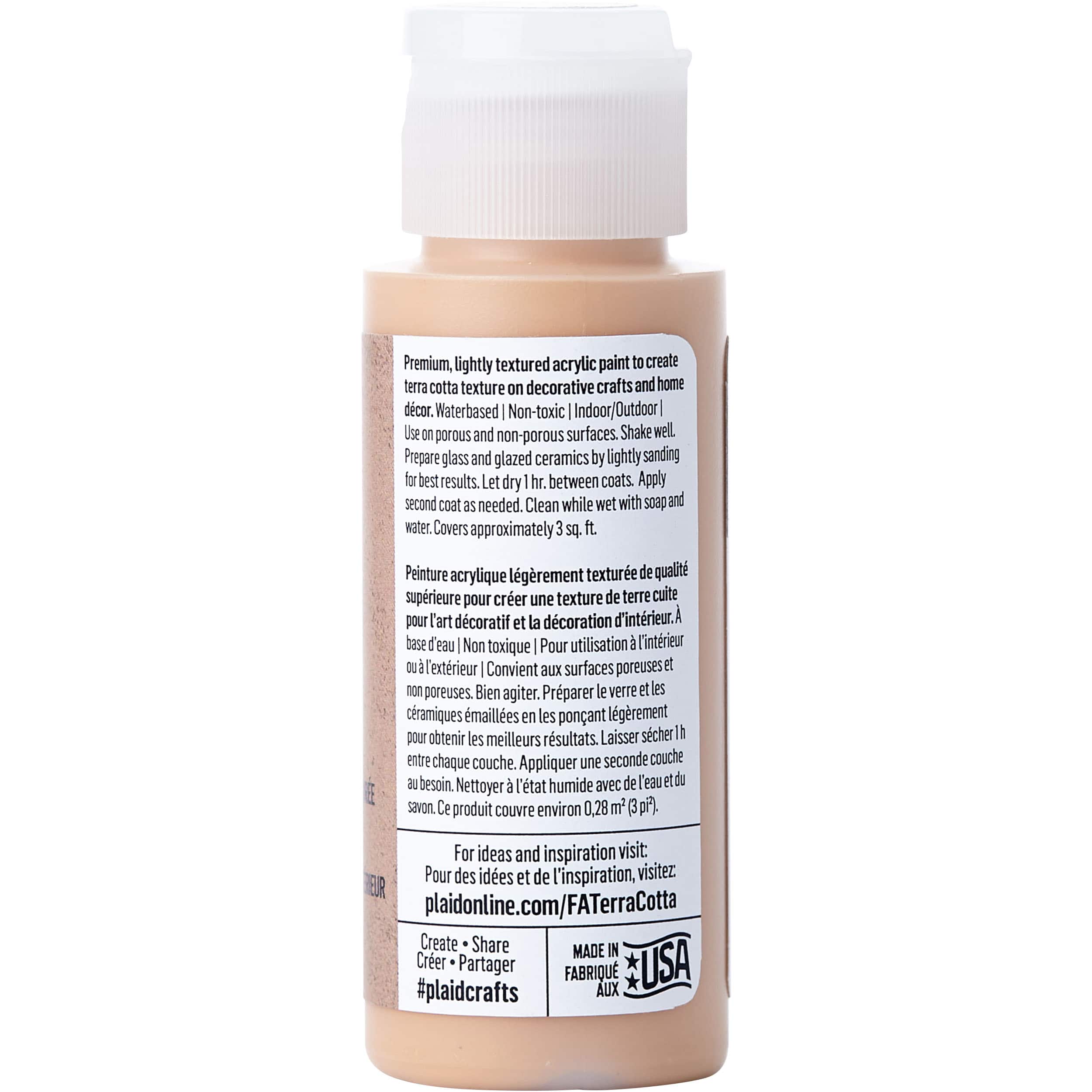 12 Pack: FolkArt® Terra Cotta™ Lightly Textured Acrylic Paint