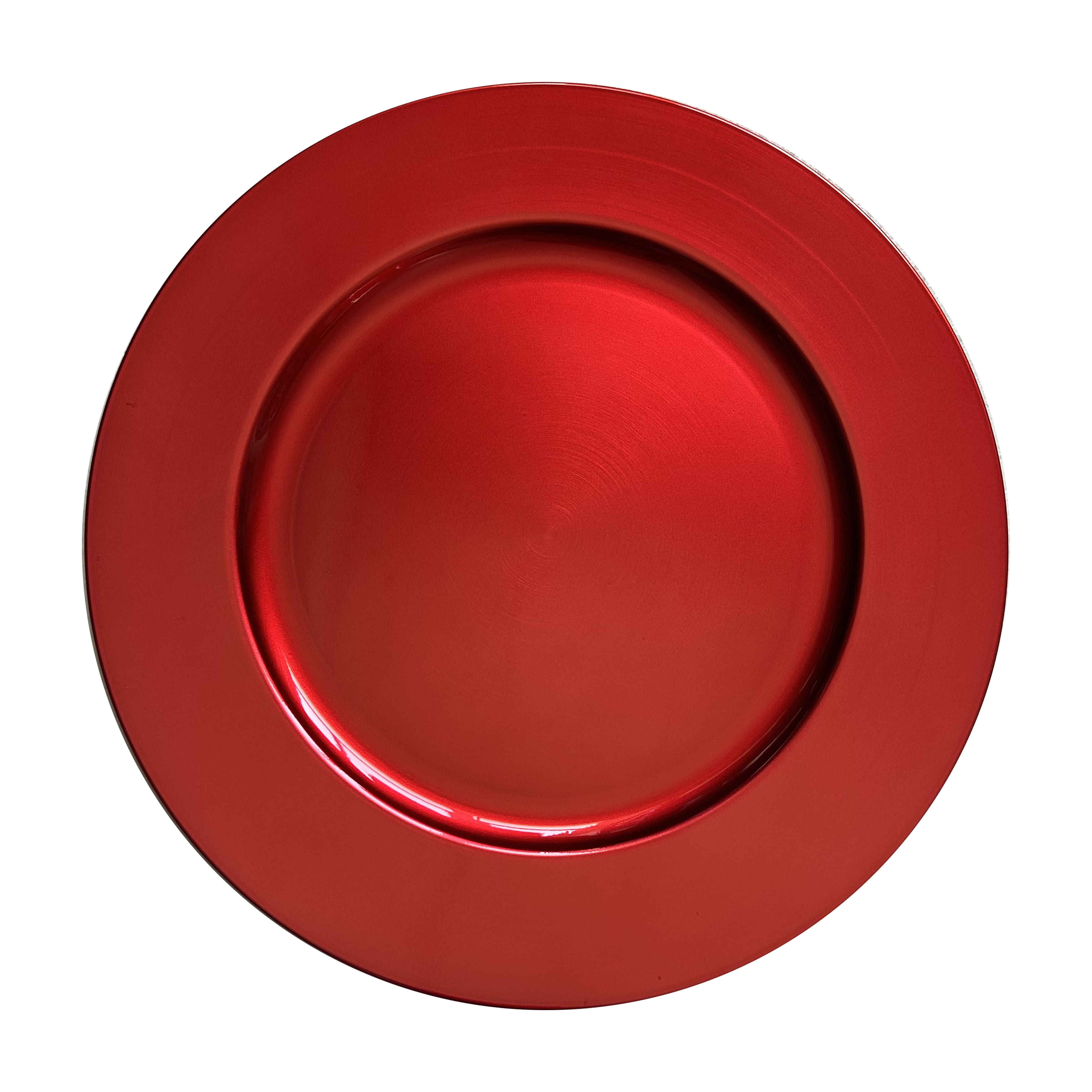 13&#x22; Red Decorative Charger Plates, 6ct. by Ashland&#xAE;