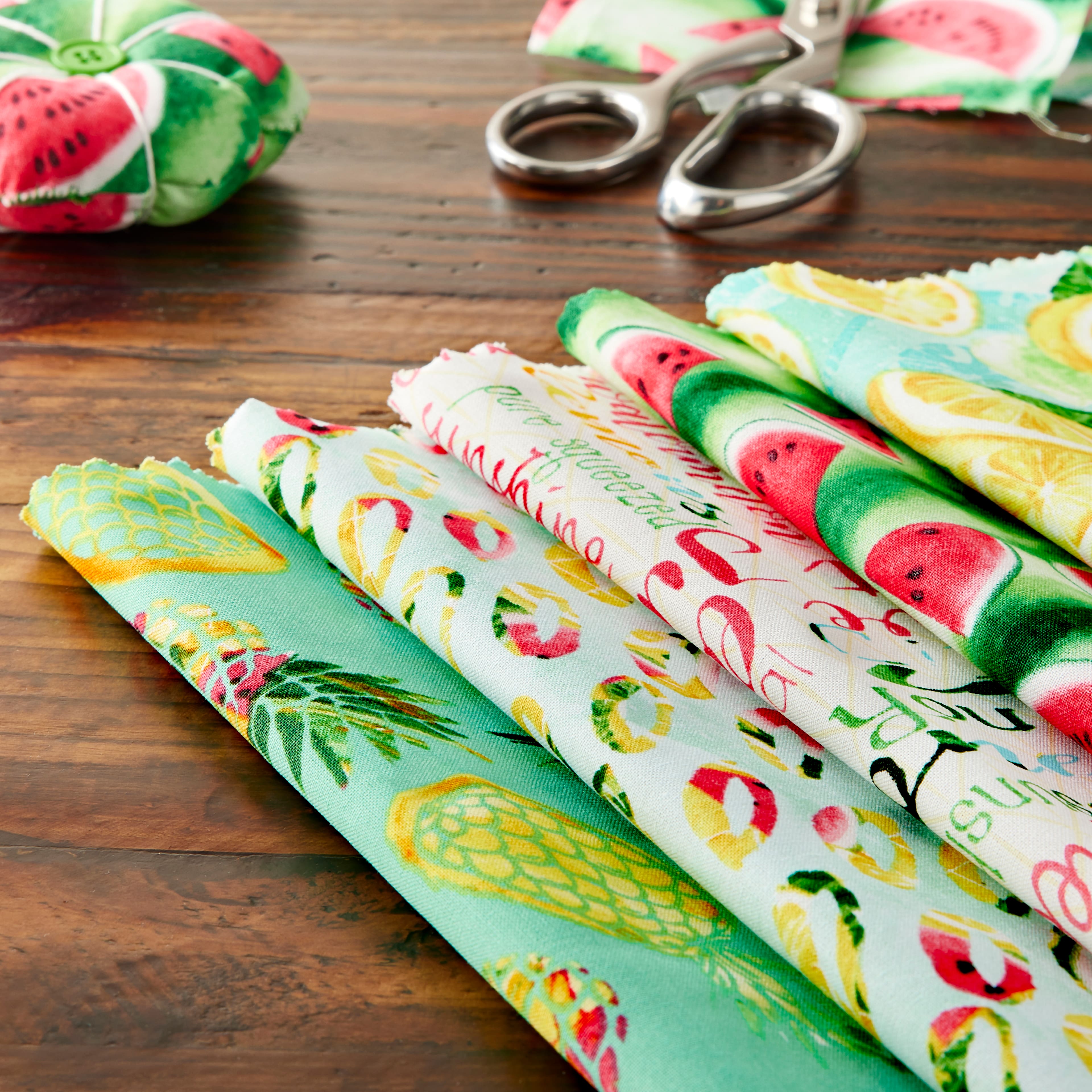 Assorted Novelty Cotton Fabric Squares by Loops & Threads™