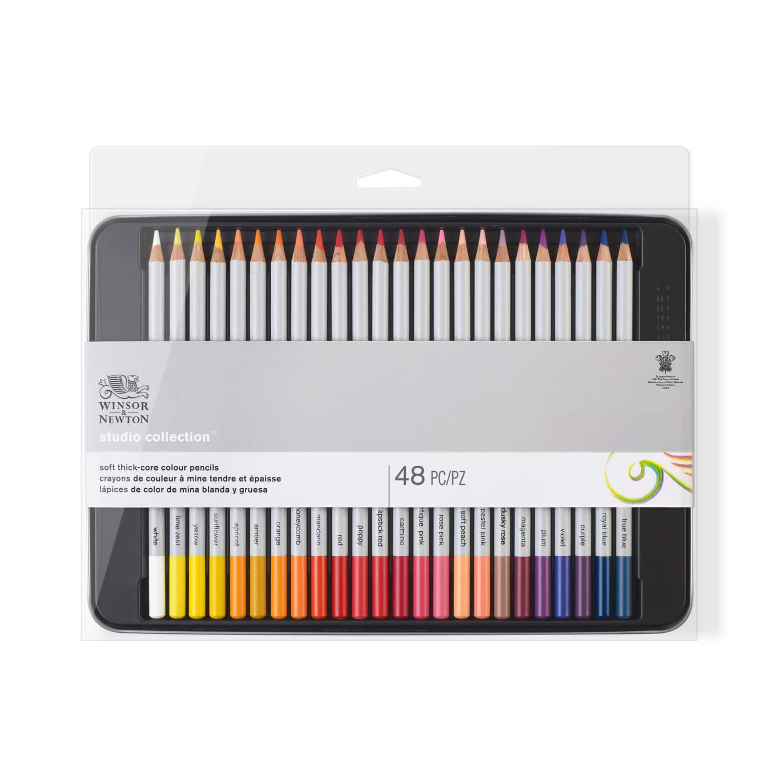 Winsor &#x26; Newton&#x2122; Studio Collection&#x2122; 48 Color Pencil Tin Set