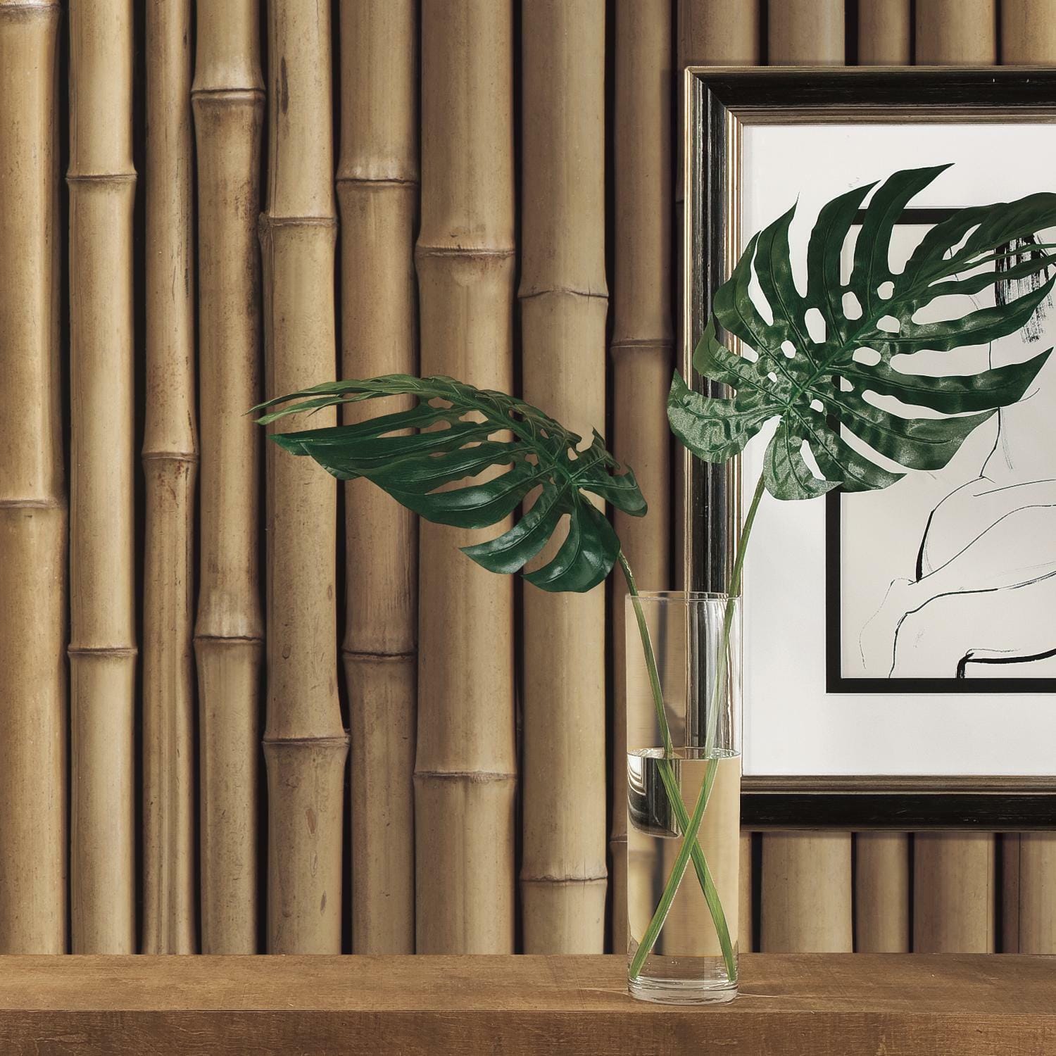 RoomMates Bamboo Peel & Stick Wallpaper