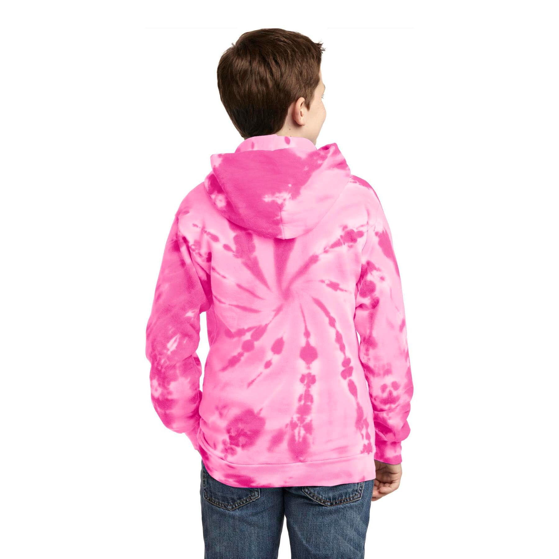 Port & Company® Youth Tie-Dye Pullover Hooded Sweatshirt