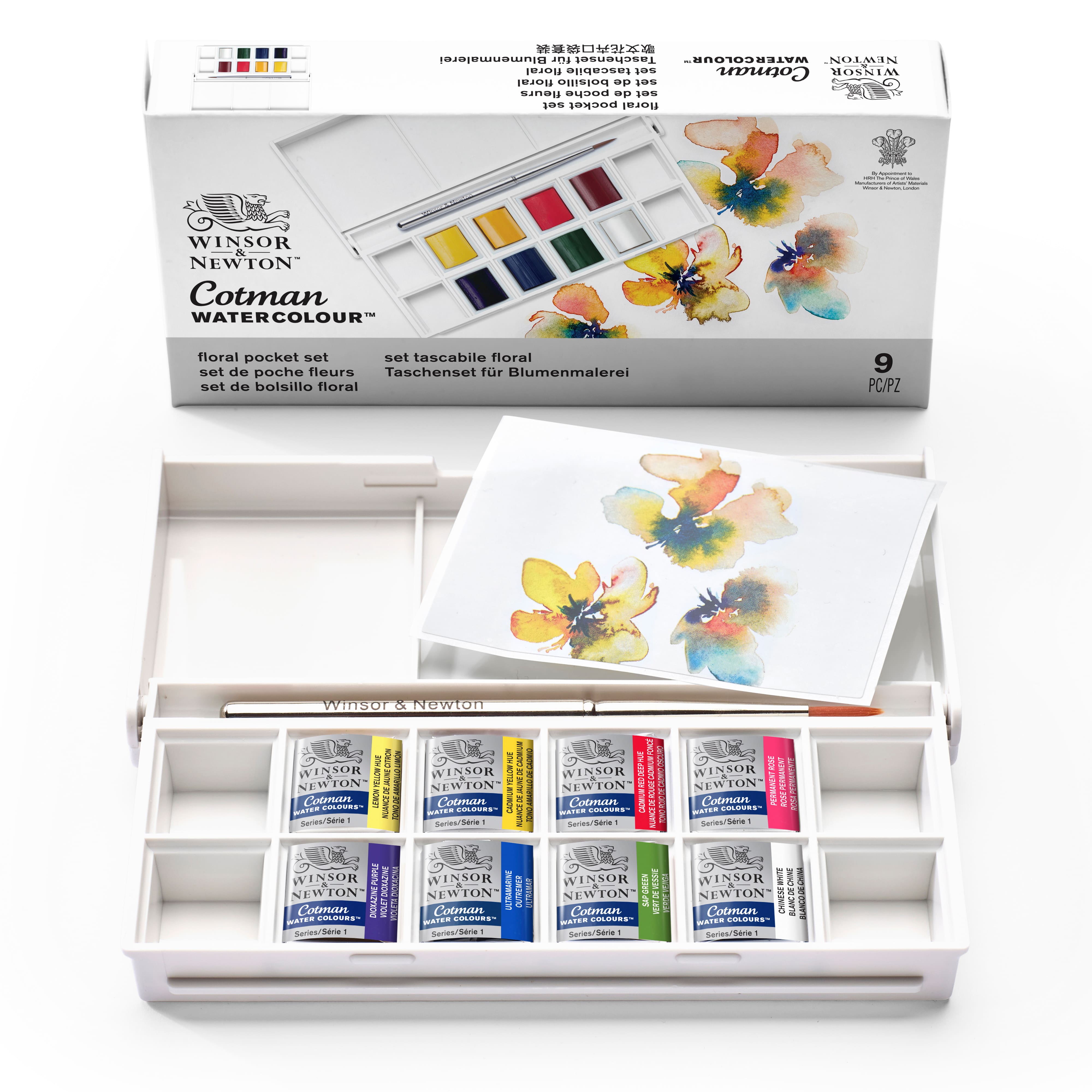Winsor & Newton™ Cotman Watercolour™ Floral Pocket Set
