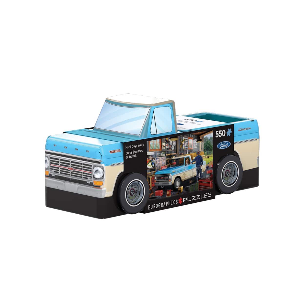 Ford Pickup Shaped Tin 550 Piece Puzzle