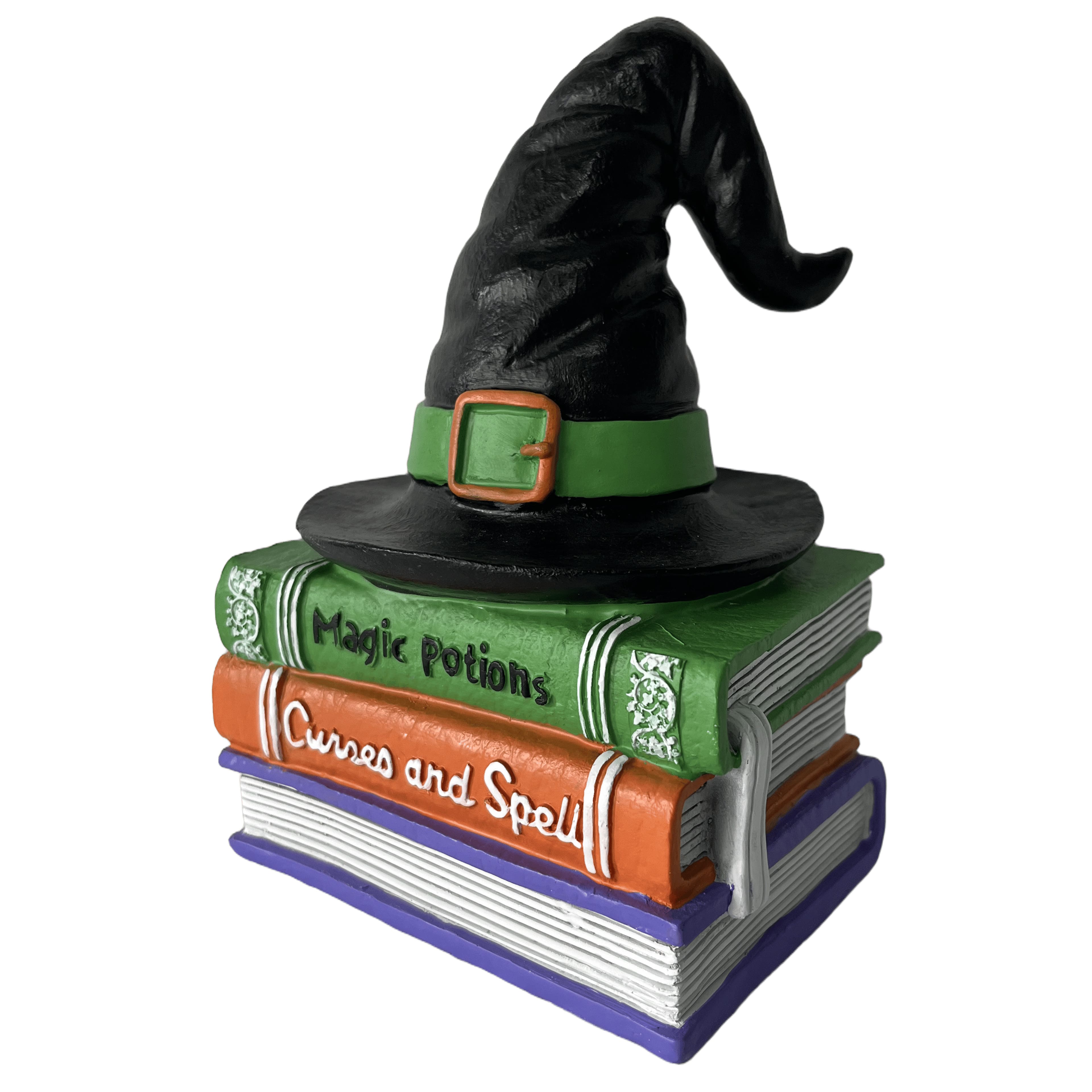 6.5&#x22; Witch Hat on Spell Books Tabletop D&#xE9;cor by Ashland&#xAE;