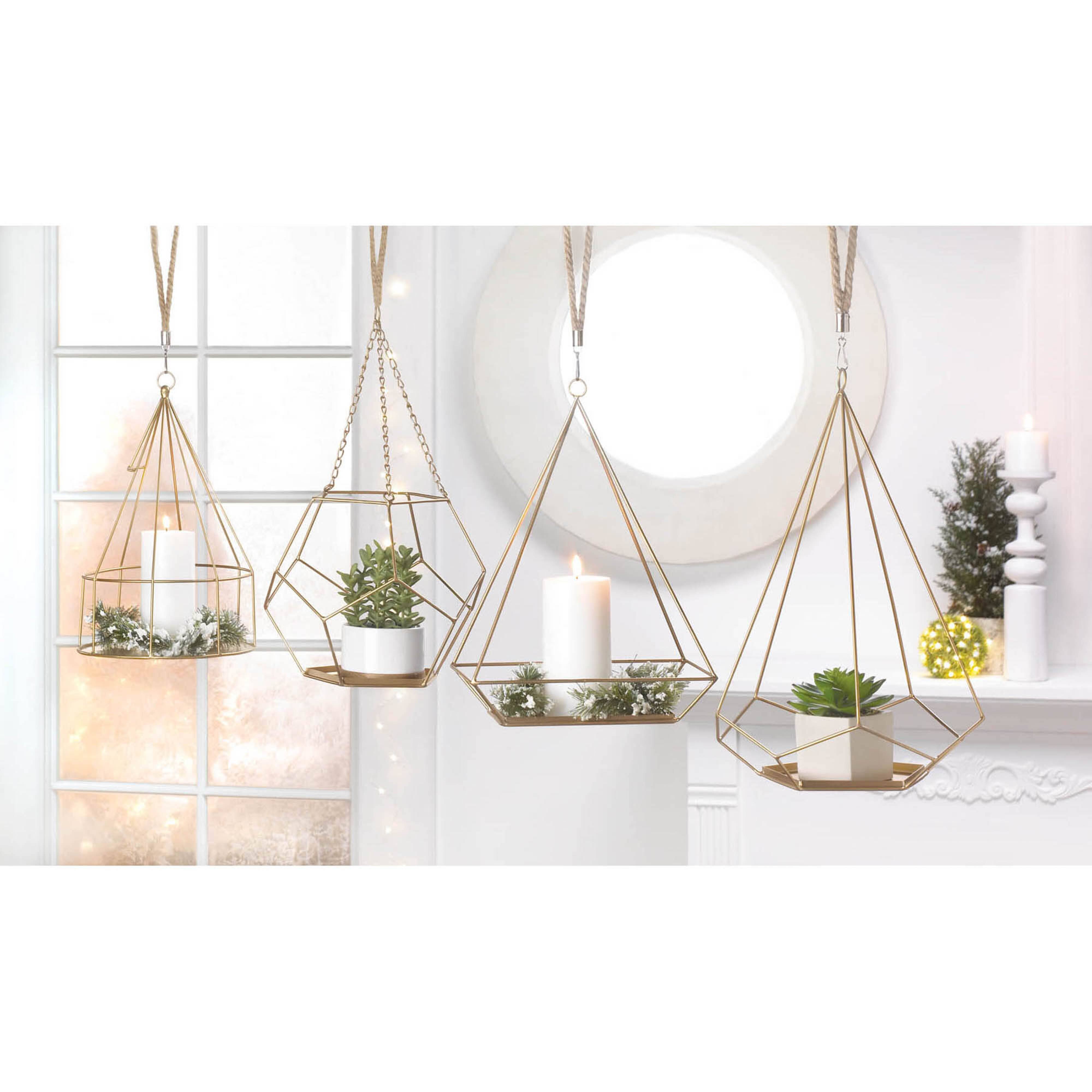 16" Prism Hanging Plant Holder