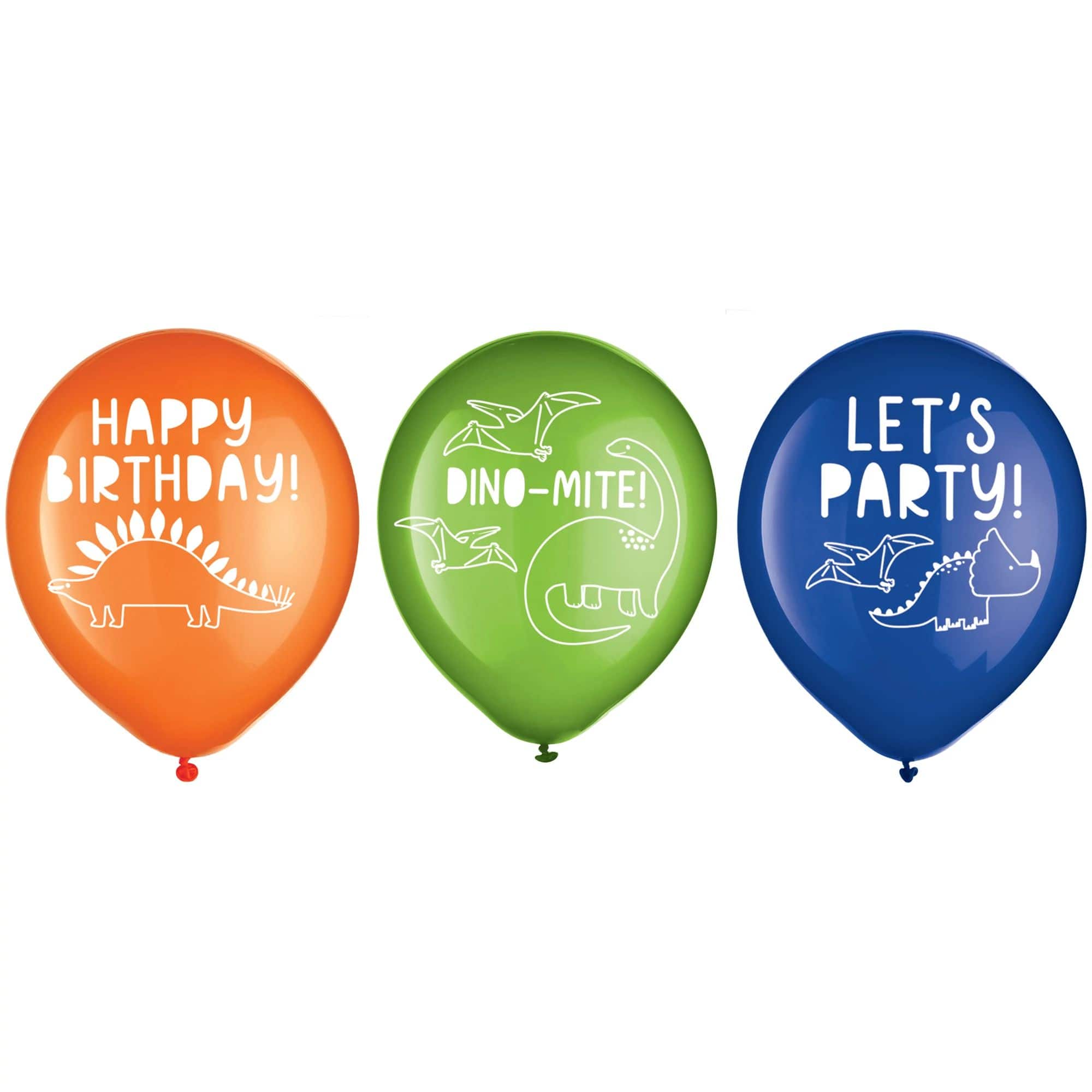 Dinosaur Latex Balloons, 12ct.