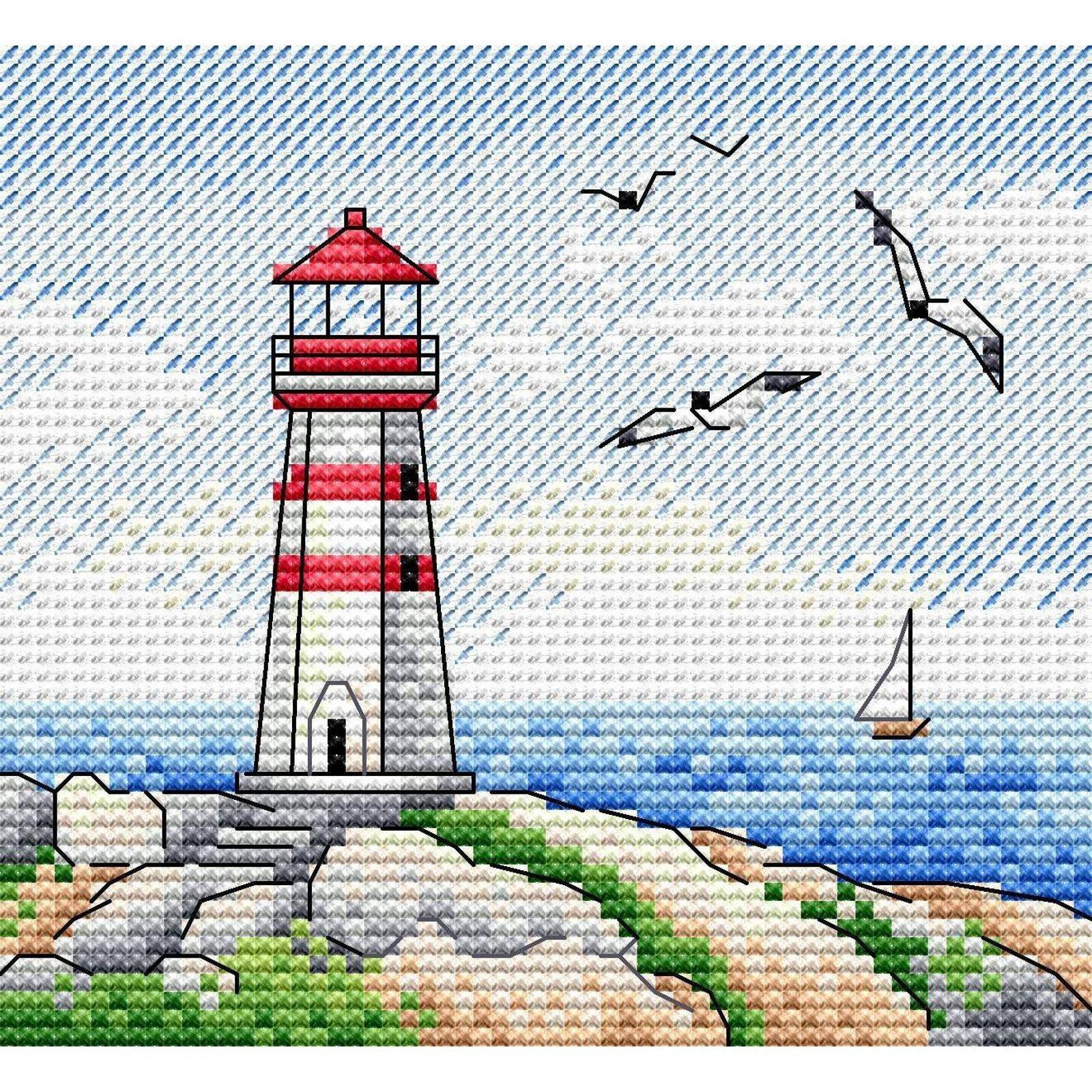 MP Studia Sea Expanses Counted Cross Stitch Kit
