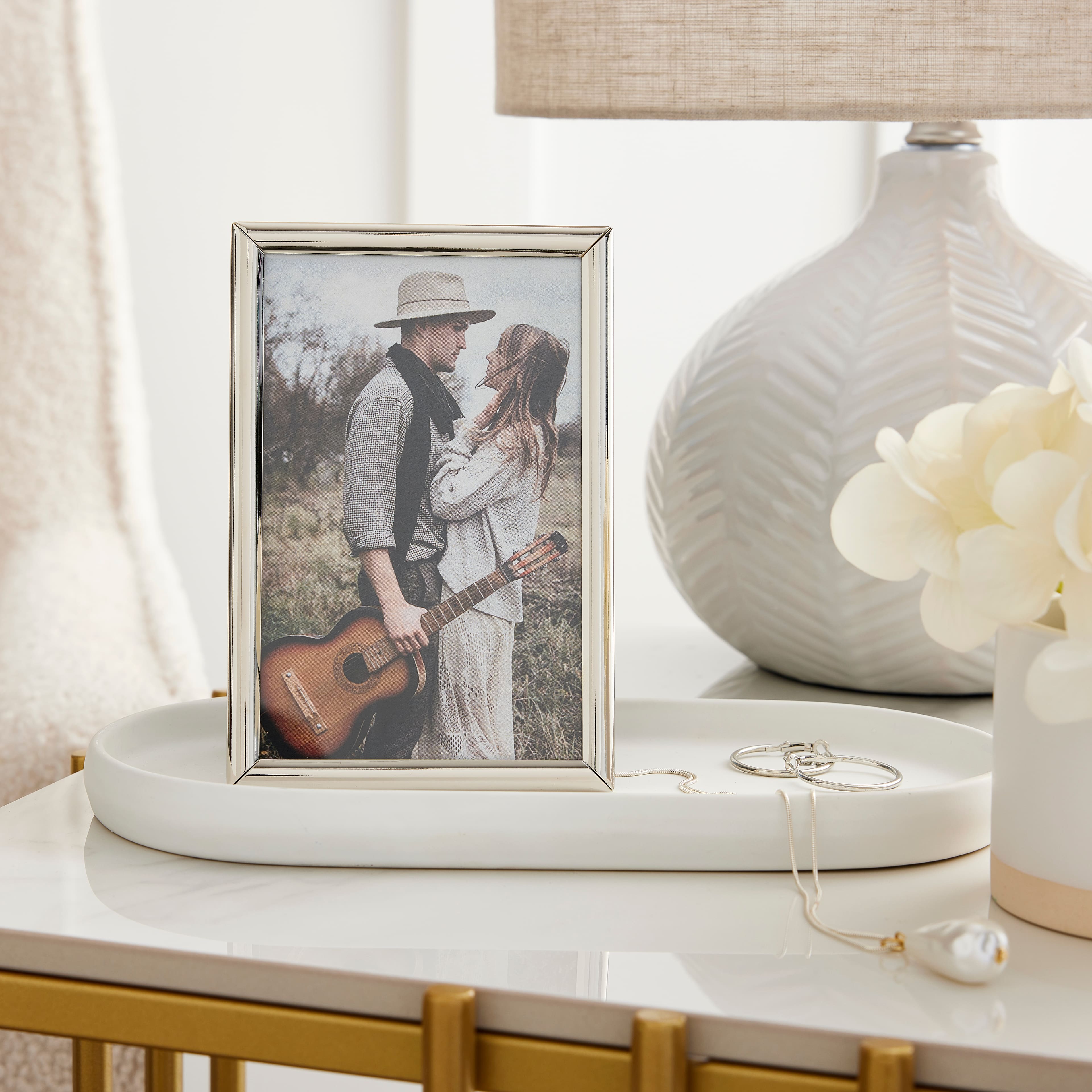12 Pack: Silver Curved Profile 4&#x22; x 6&#x22; Frame, Simply Essentials&#x2122; by Studio D&#xE9;cor&#xAE;