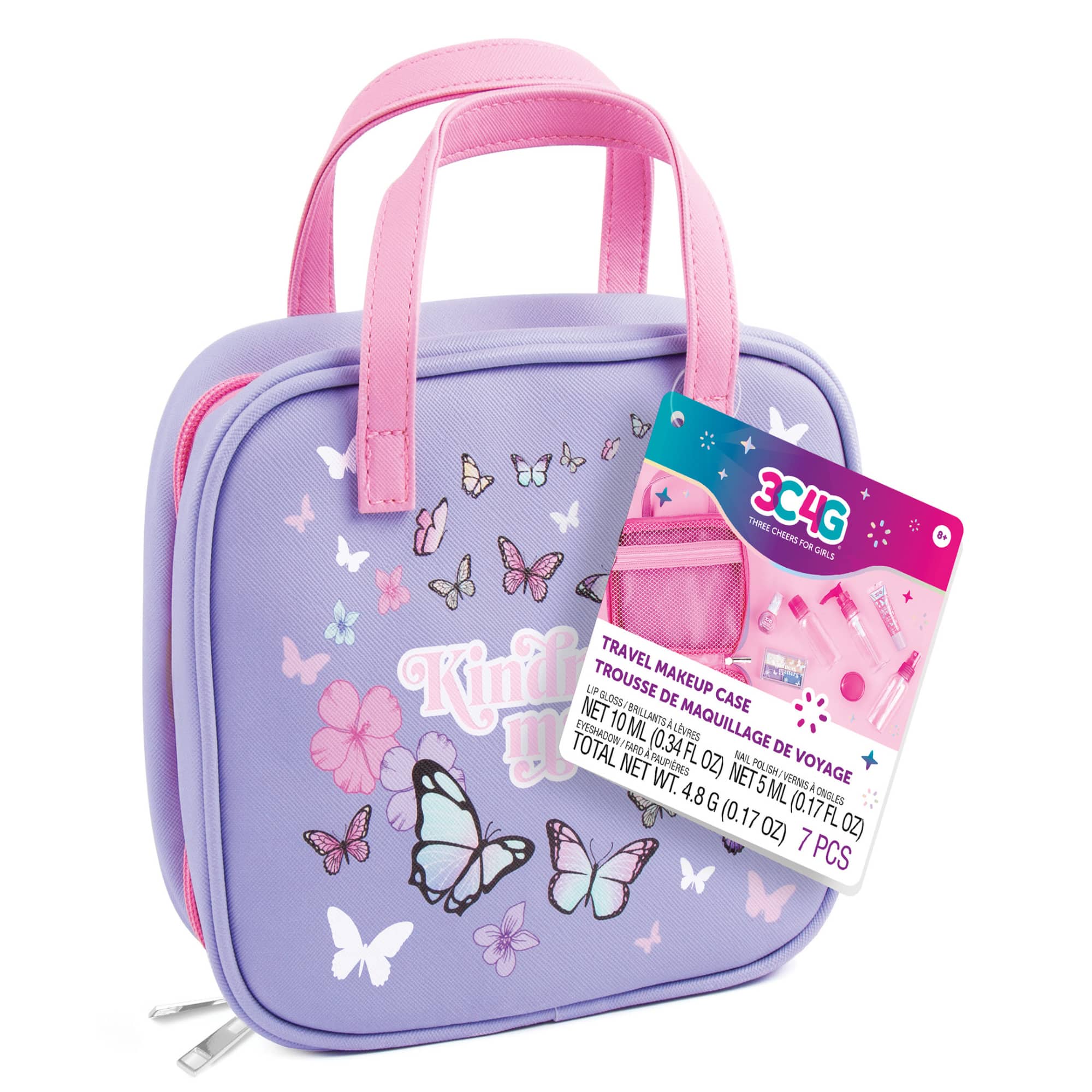 Make It Real™ 3C4G Butterfly Away Travel & Cosmetic Set