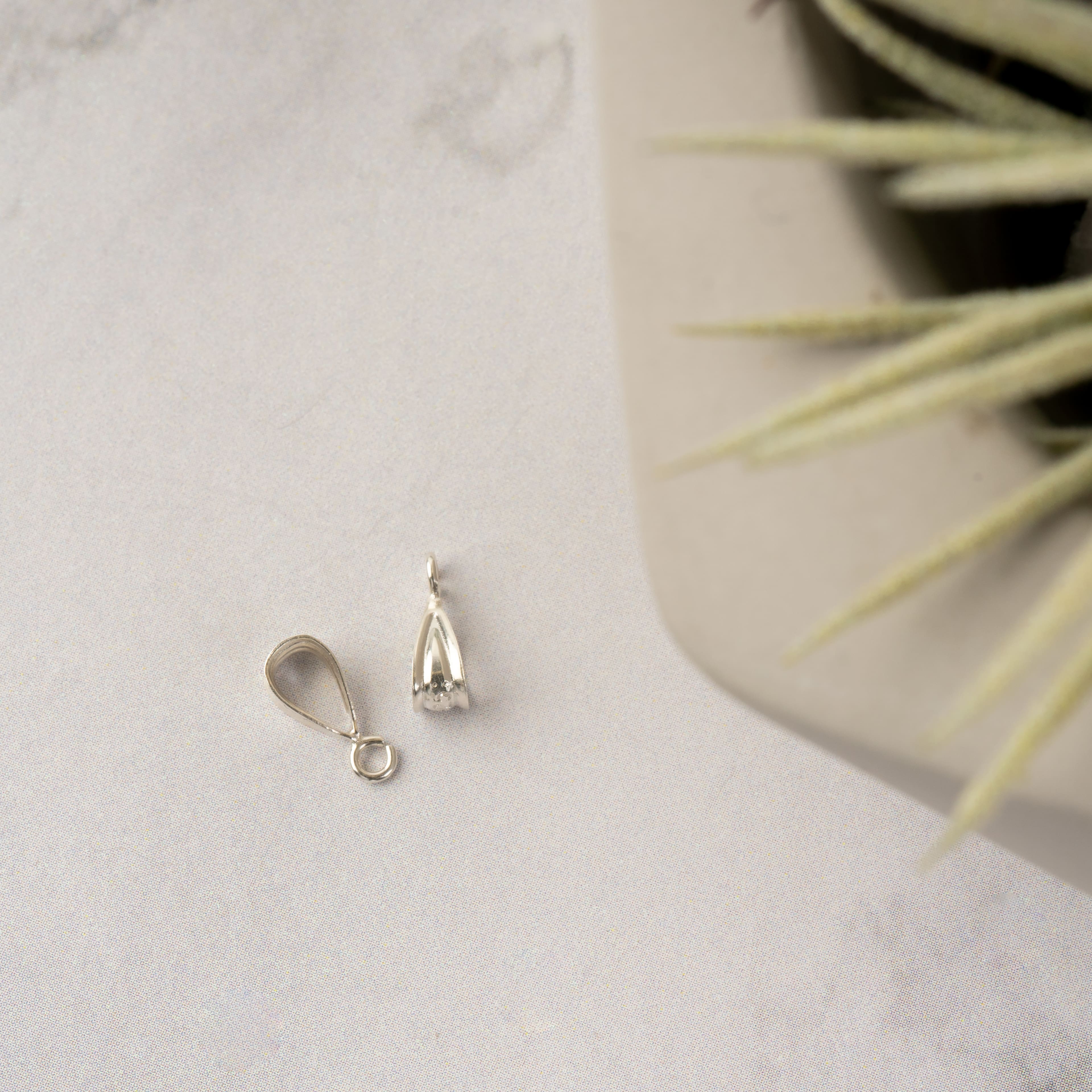 12 Packs: 2 ct. (24 total) 5.7mm Sterling Silver Small Bail Ring by Bead Landing™