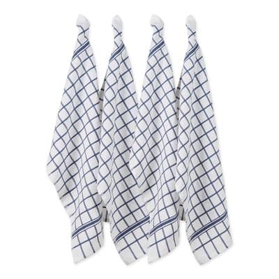 DII Artichoke Windowpane Terry Dishtowel (Set of 4)