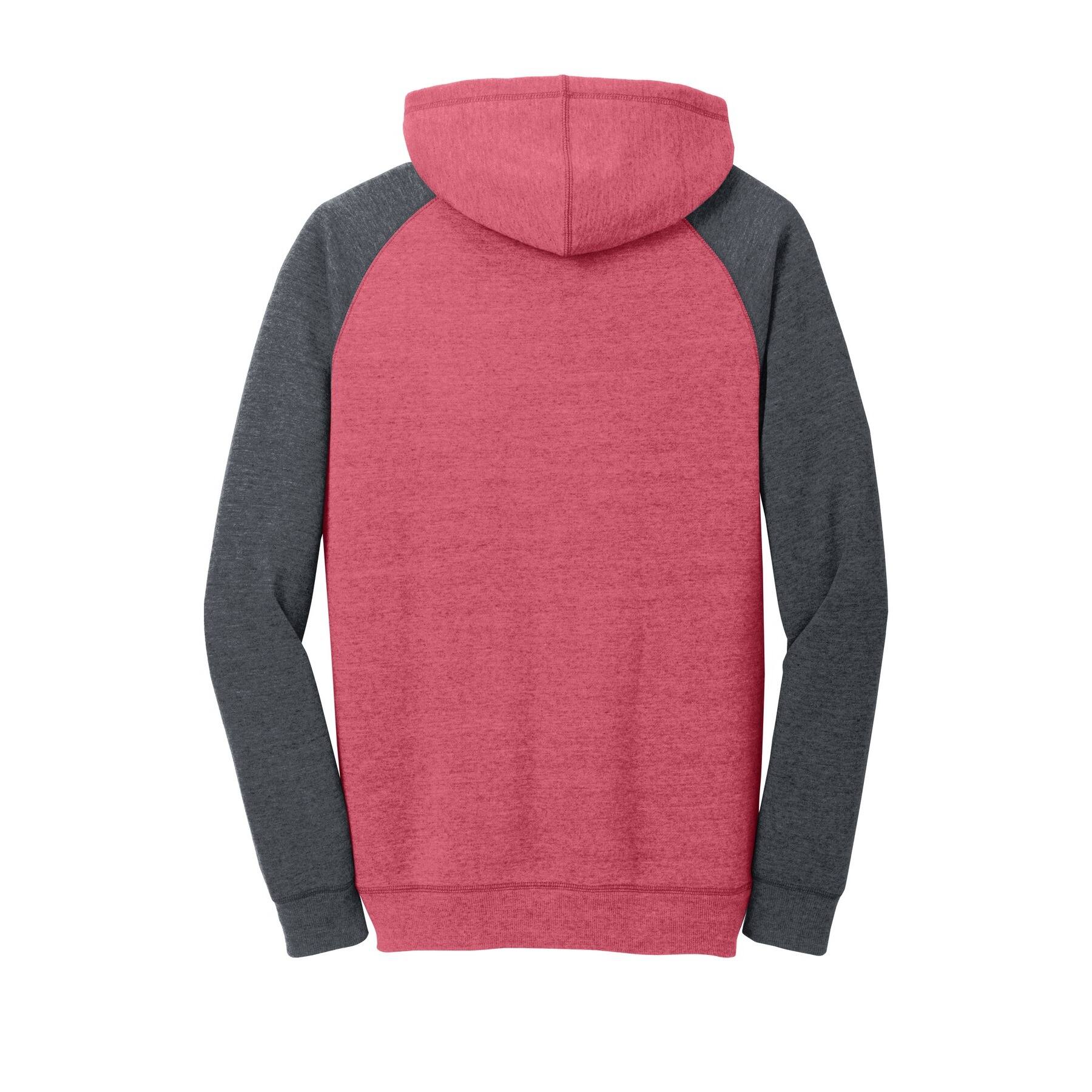 District® Men's Lightweight Fleece Raglan Hoodie