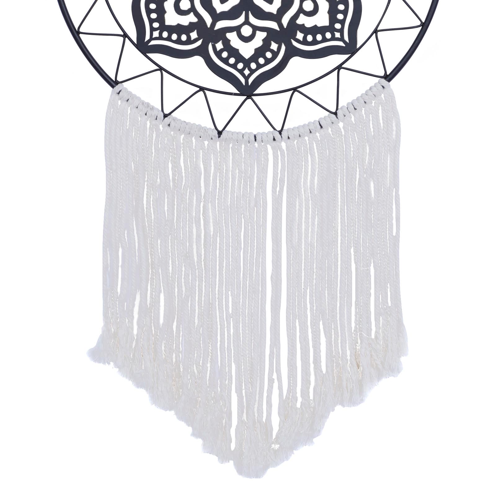 49&#x22; Black Metal Contemporary Wall D&#xE9;cor