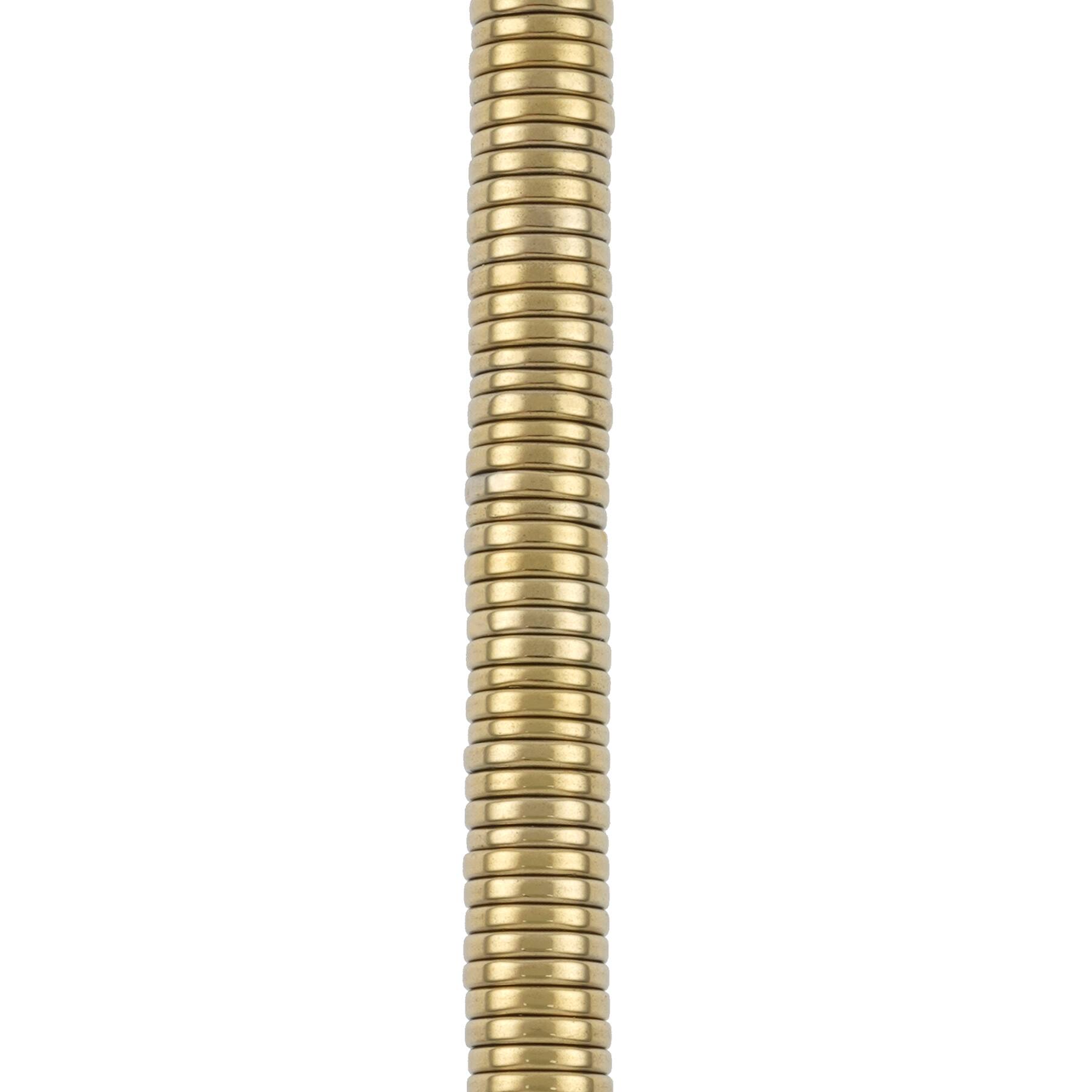 12 Pack: Gold Hematite Heishi Beads by Bead Landing™