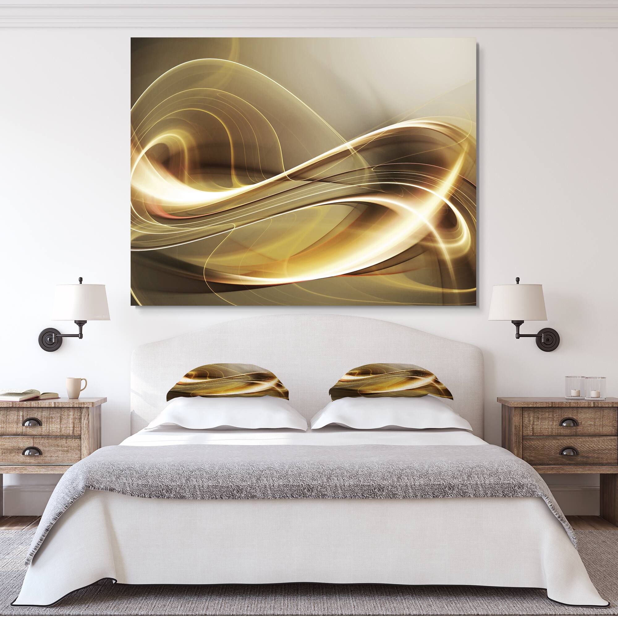 Designart - Elegant Modern Sofa - Large abstract art