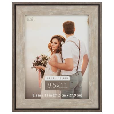 Gray Wash Two-Tone Home Collection Frame by Studio Décor® | Michaels