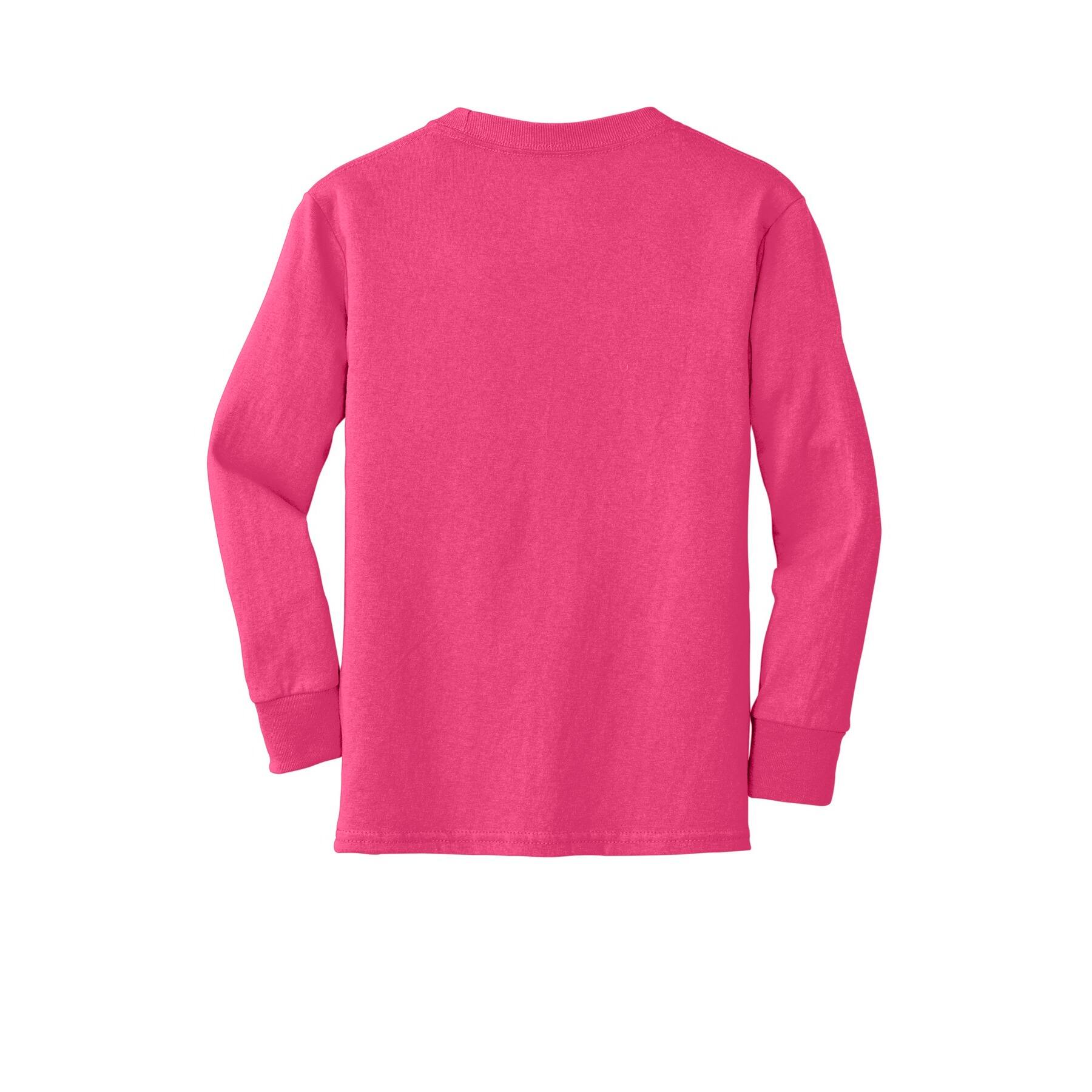 Port &#x26; Company&#xAE; Youth Long Sleeve Core Cotton T-Shirt