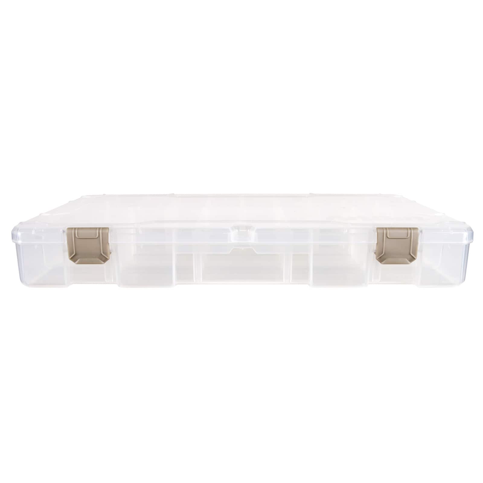 Large Adjustable Compartment Bead Storage Box with Handle by Bead Landing™, 14.7 x 12 x 2.3