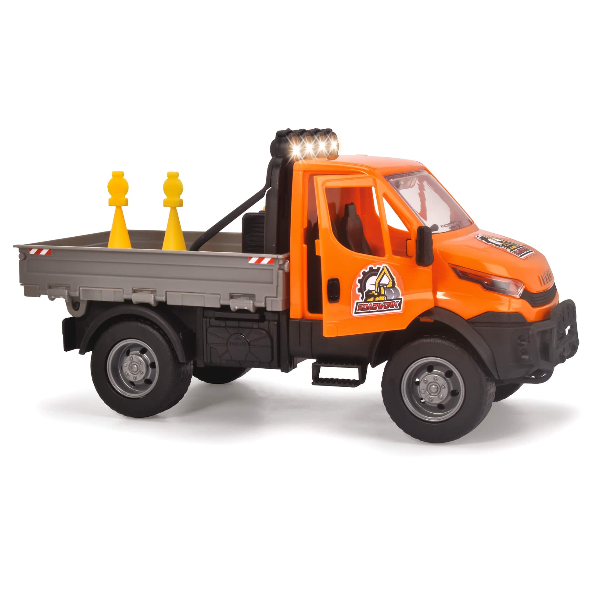 Dickie Toys Light &#x26; Sound Road Construction Playset