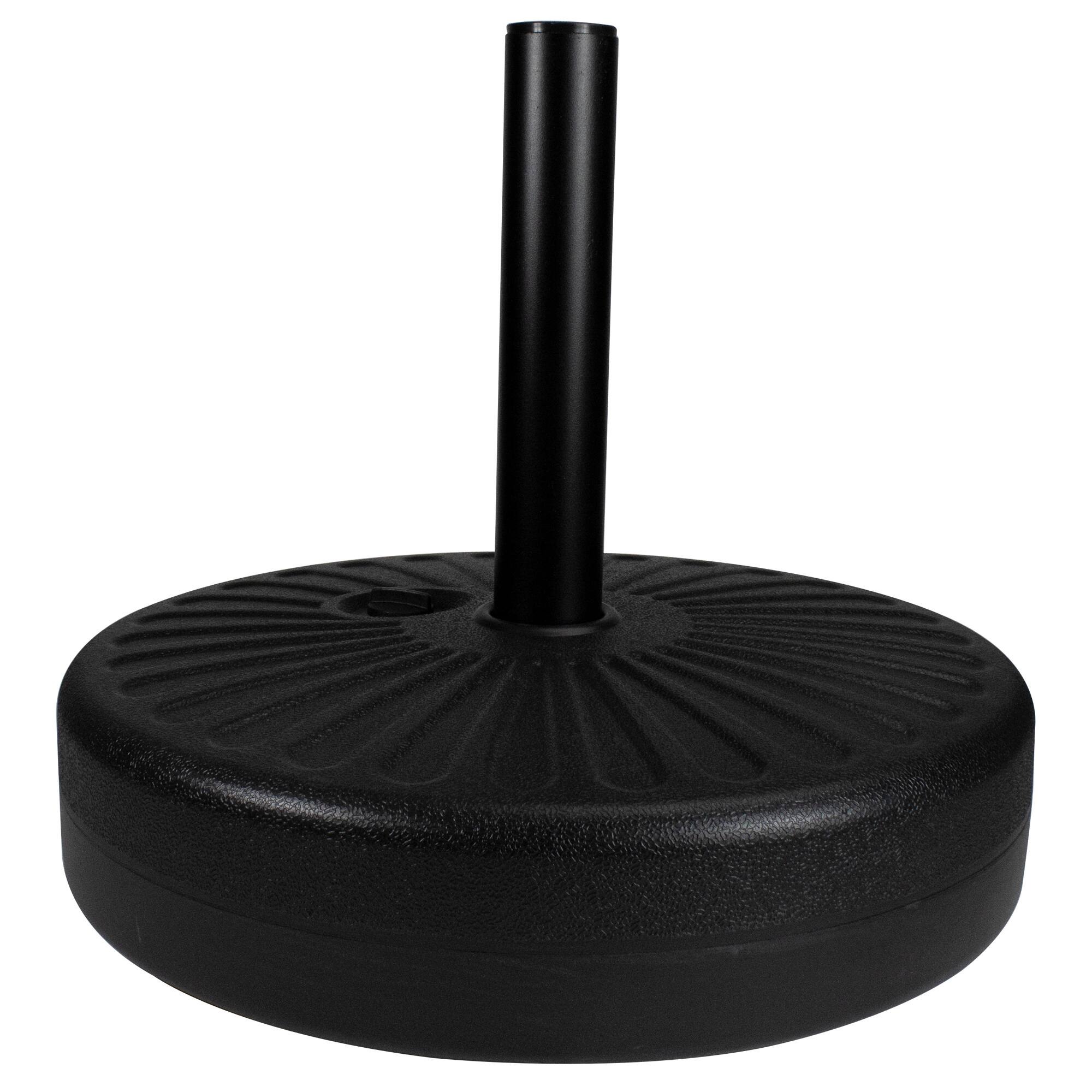 48lb. Black Heavy Duty Water or Sand Umbrella Base