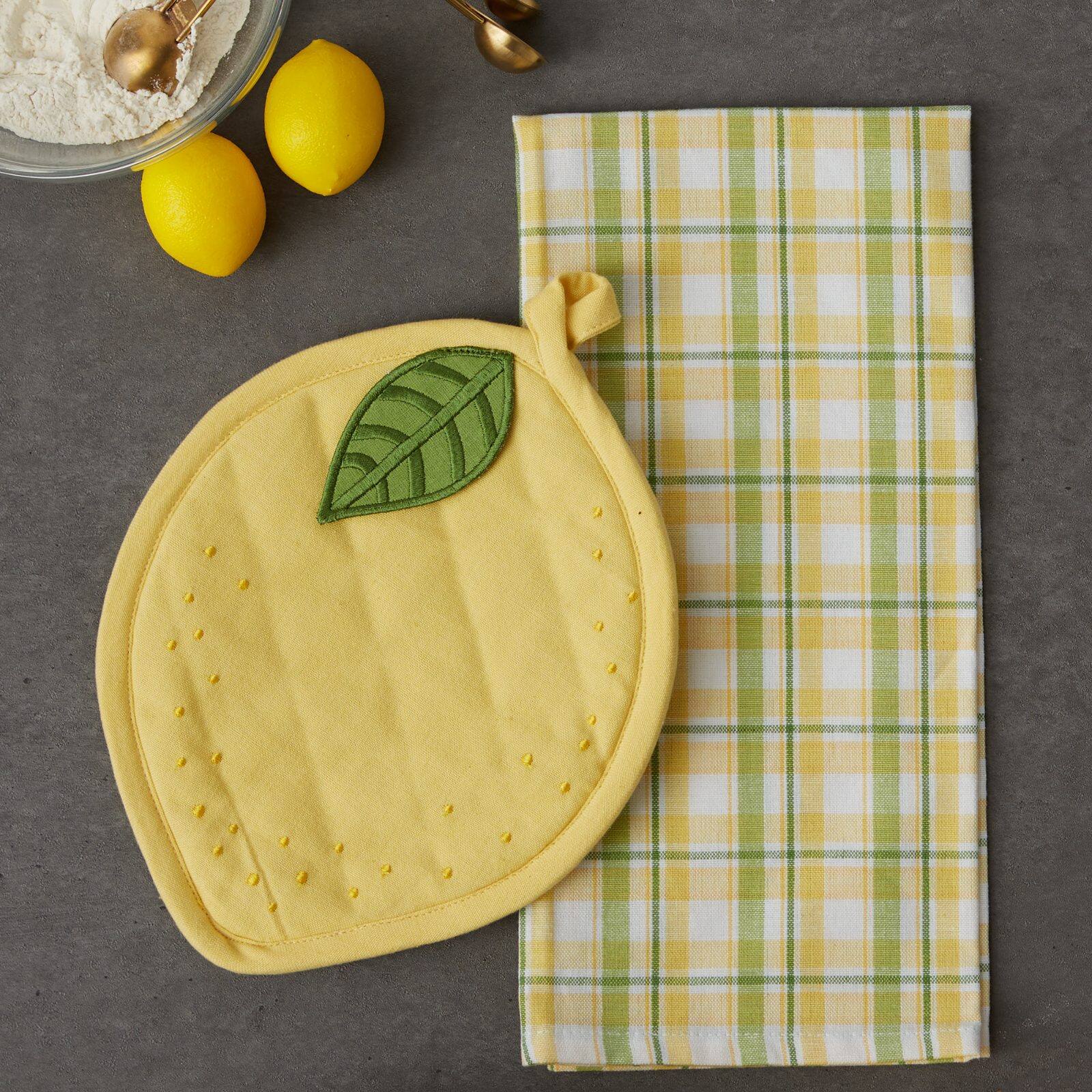 DII&#xAE; Lemon Potholder Gift Set