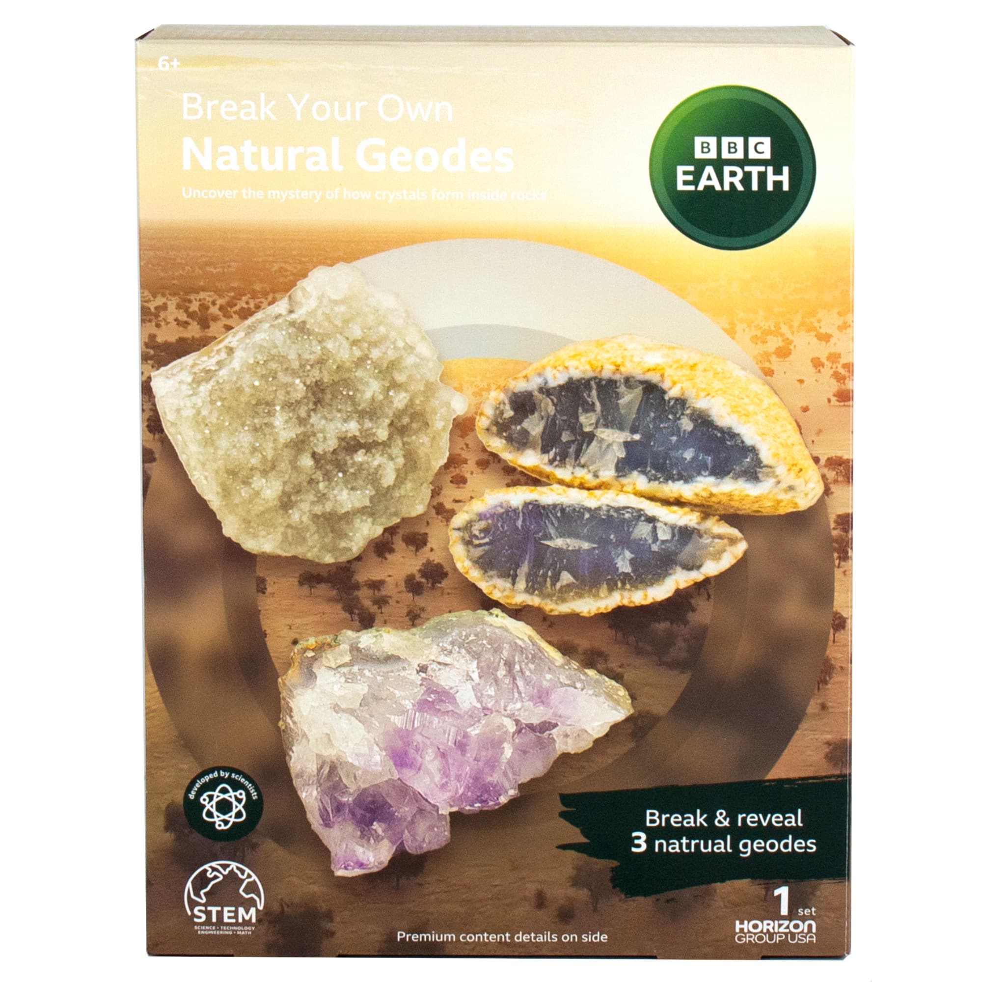 BBC Earth Break Your Own Natural Geodes