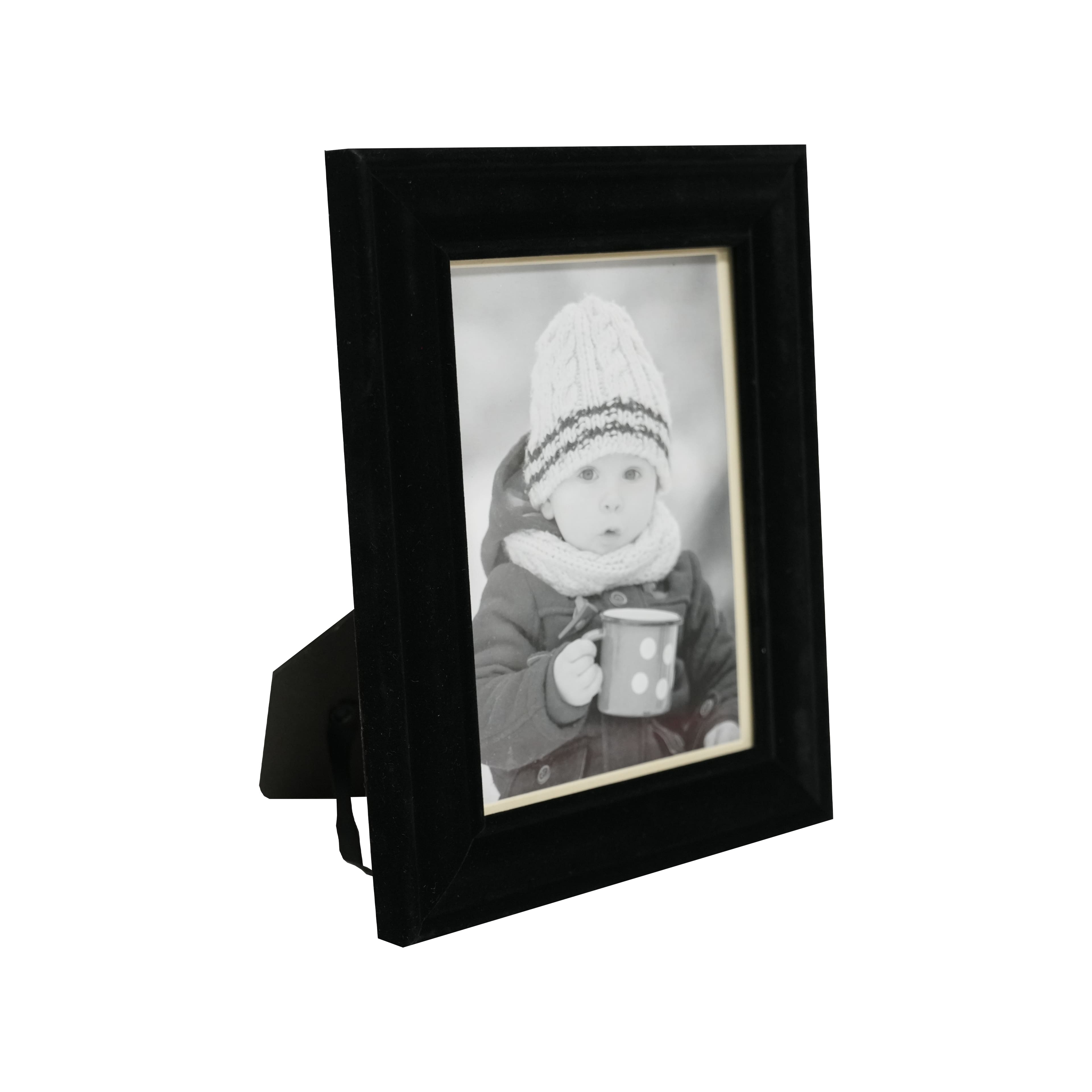 5&#x22; x 7&#x22; Velvet Christmas Frame with Small Mat by Studio D&#xE9;cor&#xAE;