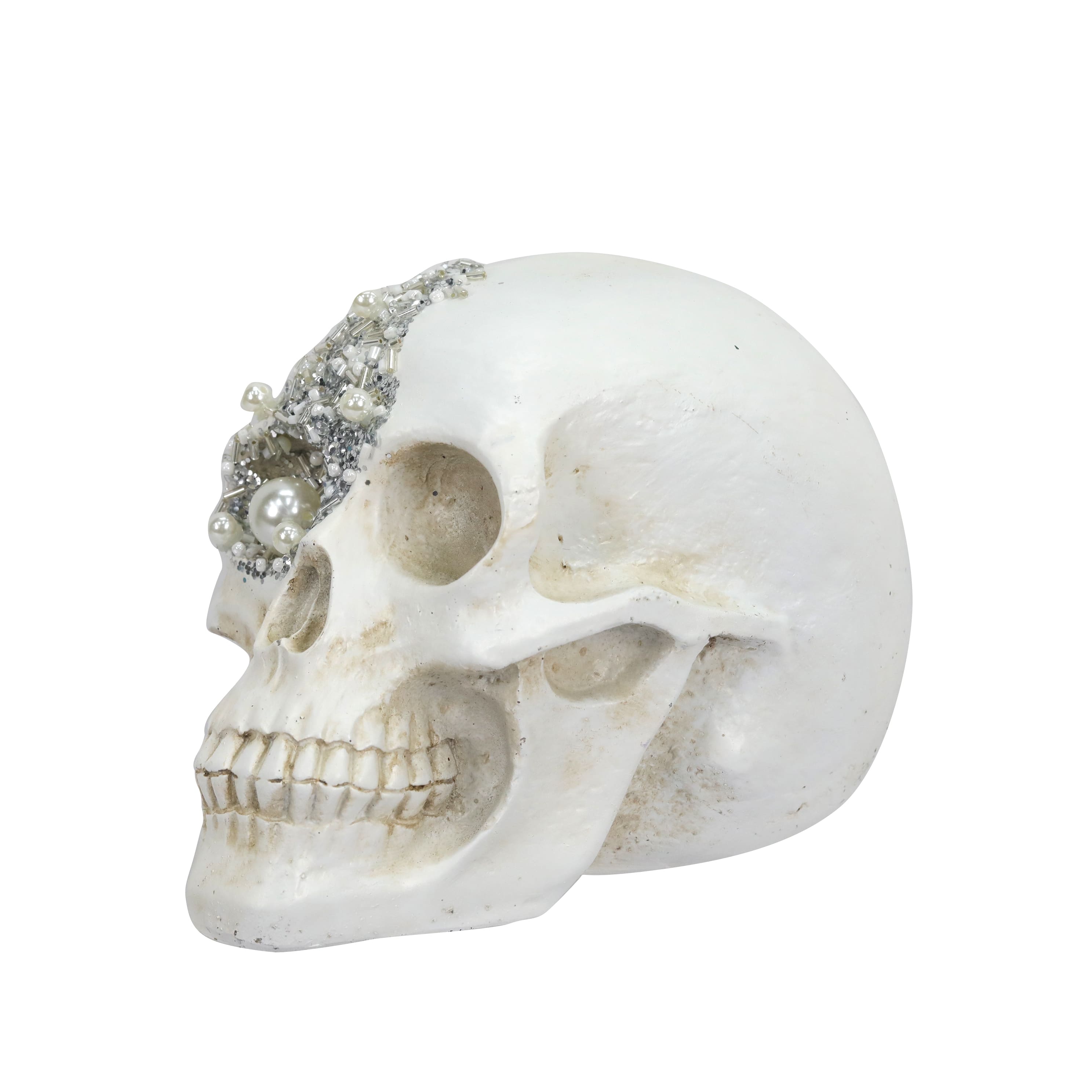 7&#x22; Pearl Skull Tabletop D&#xE9;cor by Ashland&#xAE;