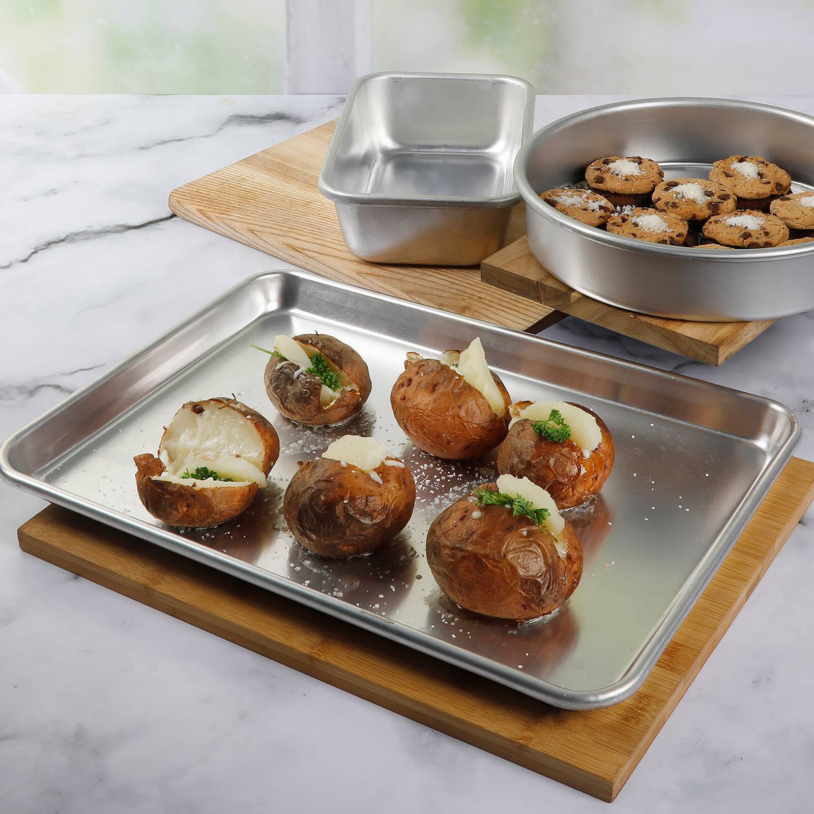 Martha Stewart 17" Aluminum Baking Sheet