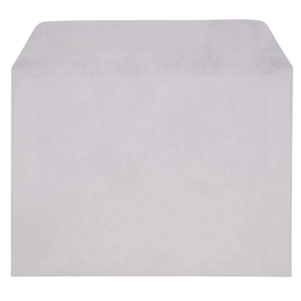 JAM Paper 9" x 12" White Tyvek Peel & Seal Closure Envelopes, 500ct.