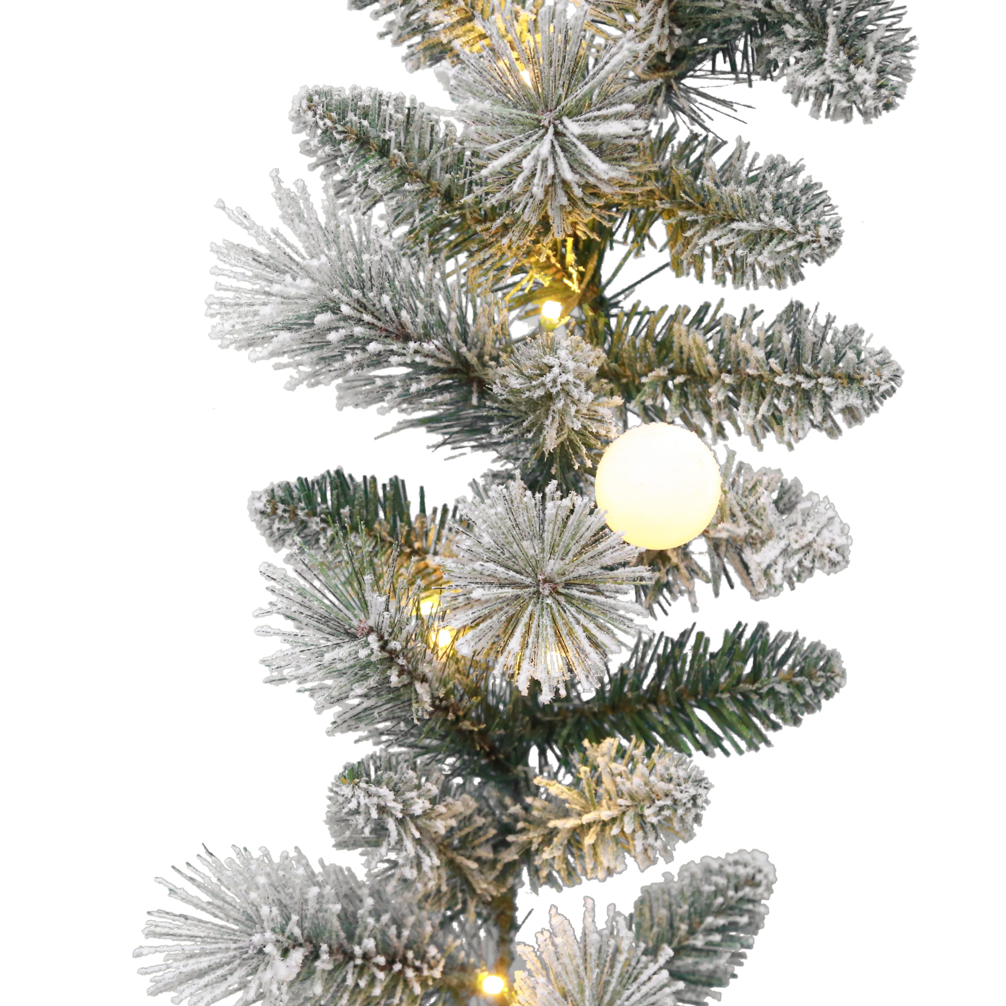 6ft. Pre-Lit Glacier Fir Garland by Ashland&#xAE;