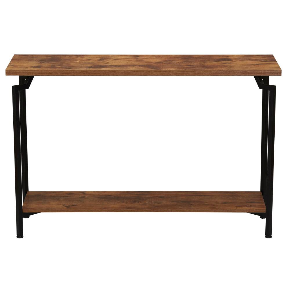 Household Essentials Crown Console 23&#x22; 2-Tier Console Table