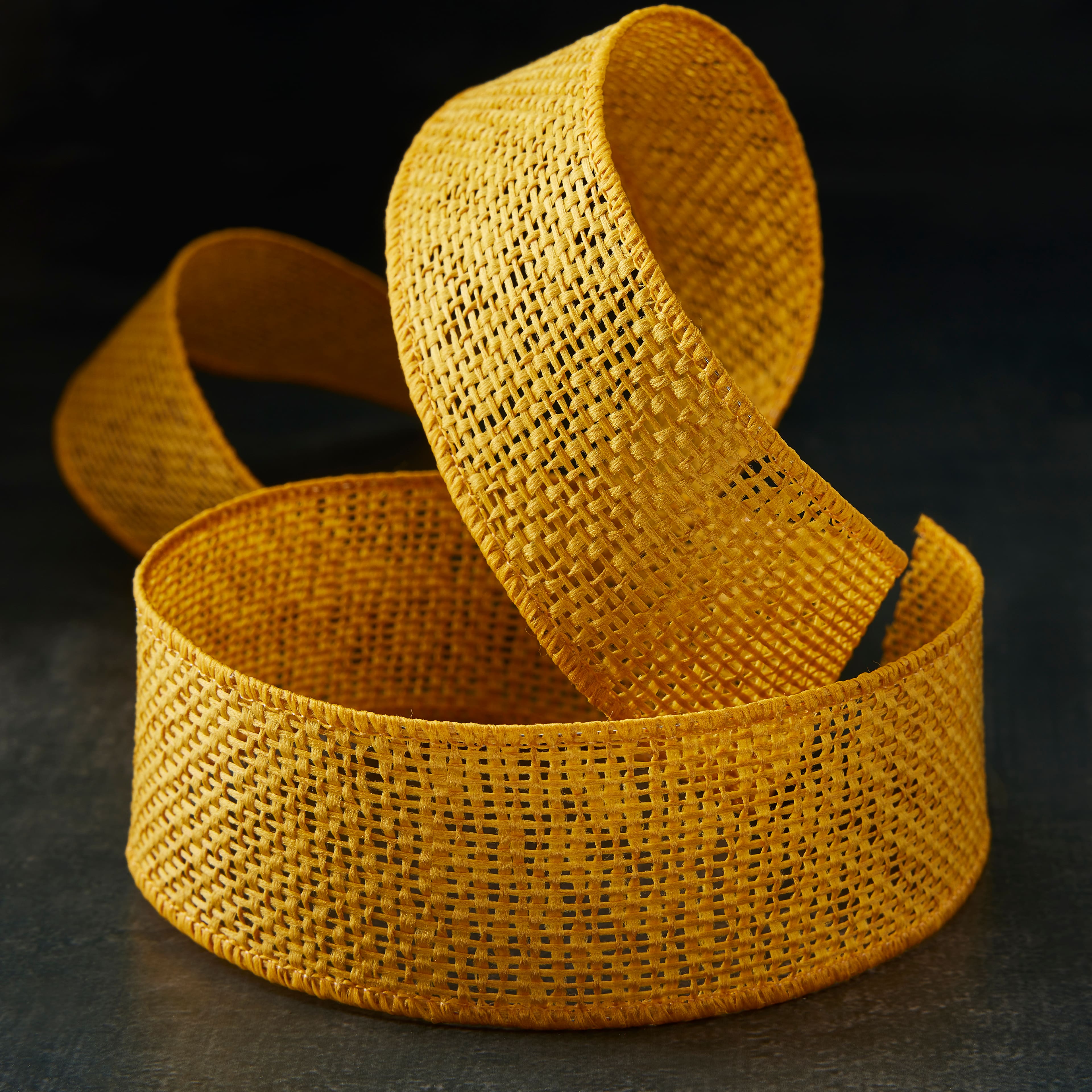 1.5&#x22; x 3yd. Faux Jute Wired Ribbon by Celebrate It&#x2122;