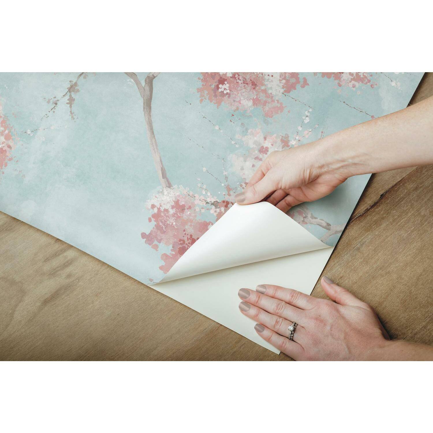 RoomMates Weeping Cherry Tree Blossom Peel &#x26; Stick Wallpaper