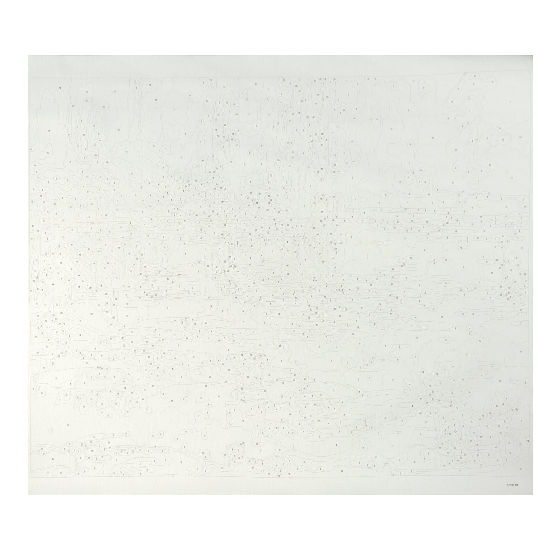 20" x 16" Swan Paint-by-Number Kit with Wood Display Hanger by Artist's Loft®