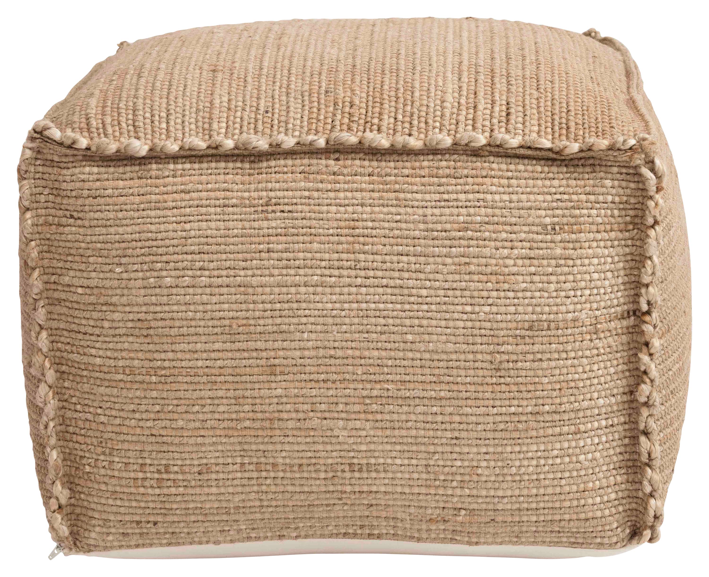 Hello Honey&#xAE; 24&#x22; Handwoven Jute Pouf