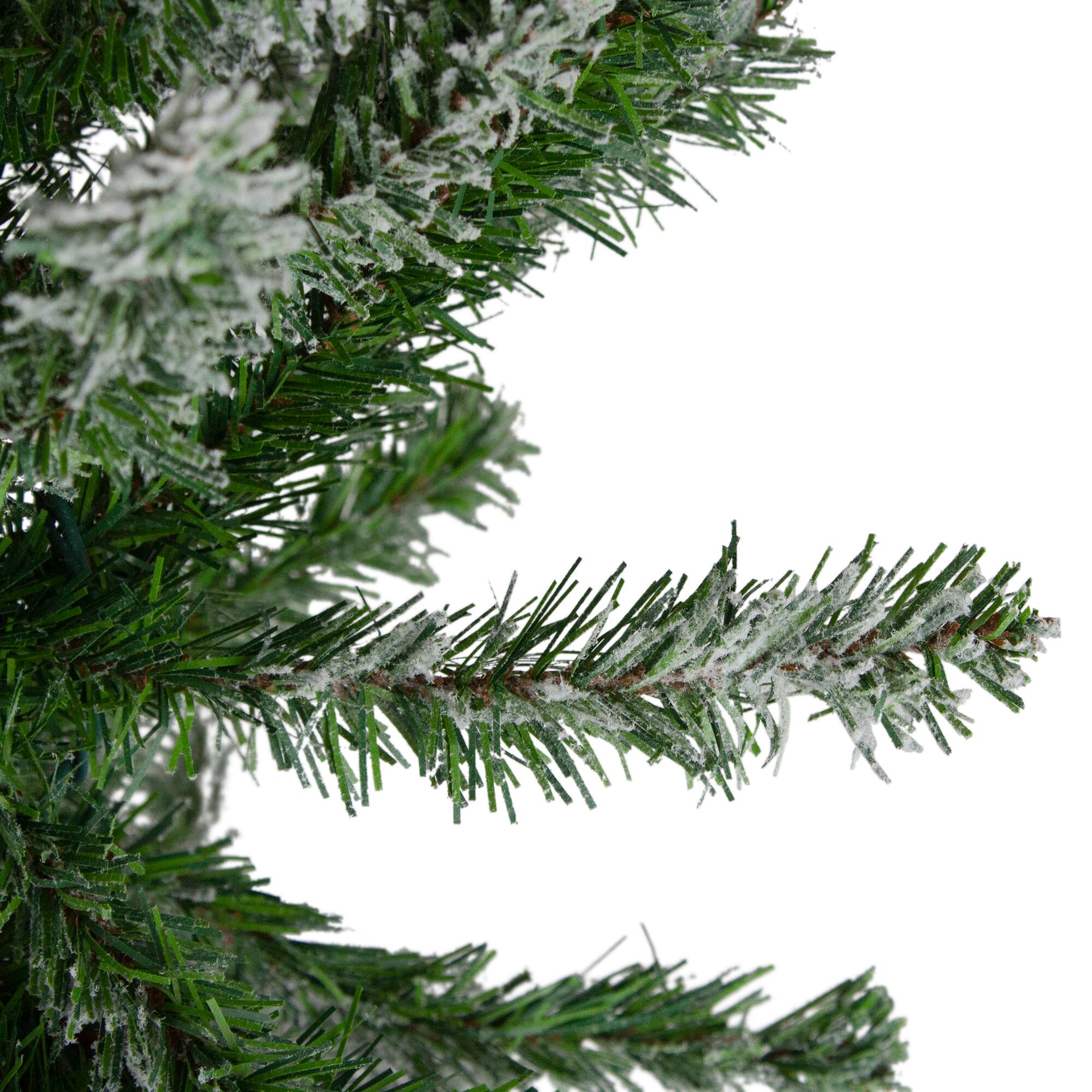 4ft. Unlit Medium Flocked Alpine Artificial Christmas Tree