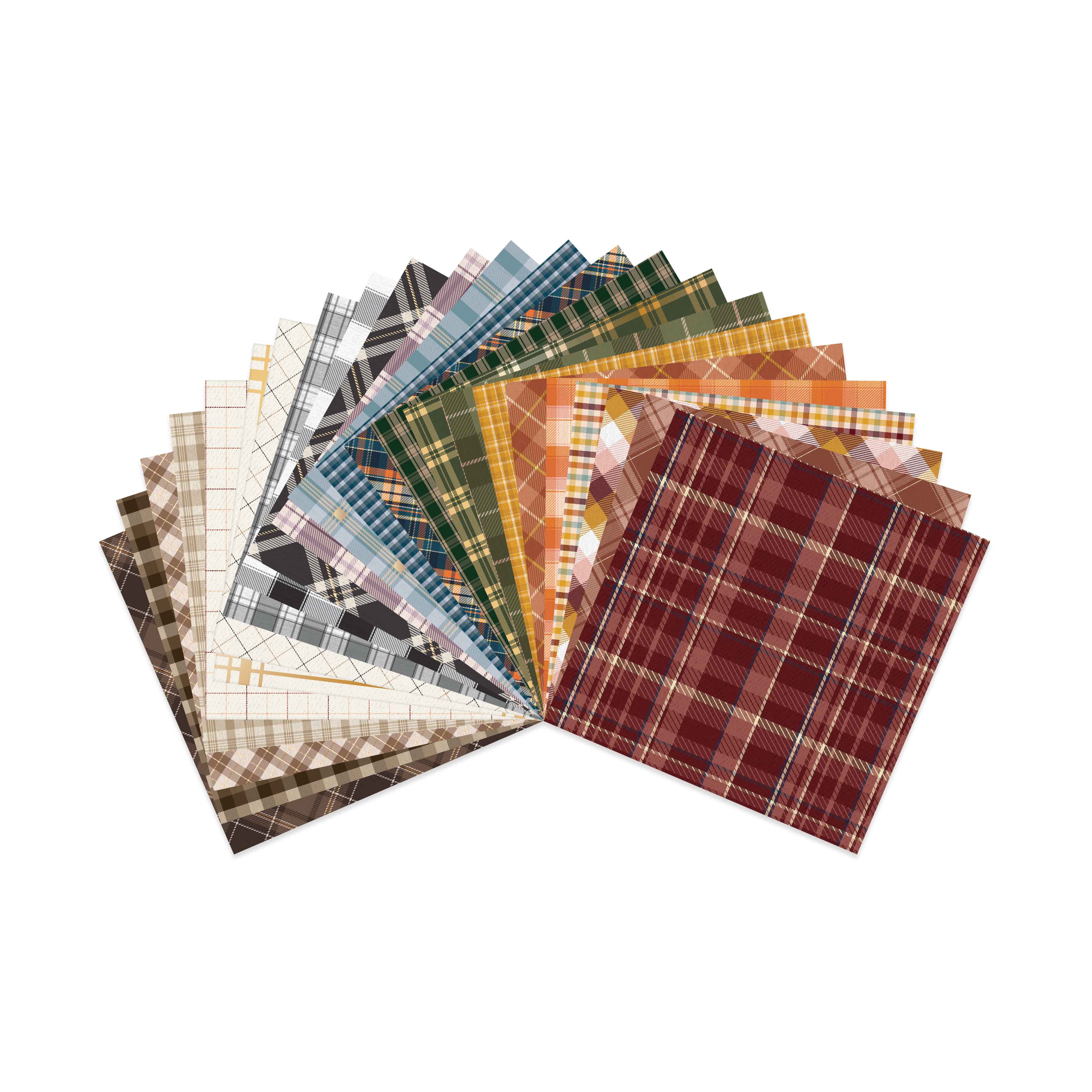 Craft Smith 12&#x22; x 12&#x22; Fall Plaid Paper Pad