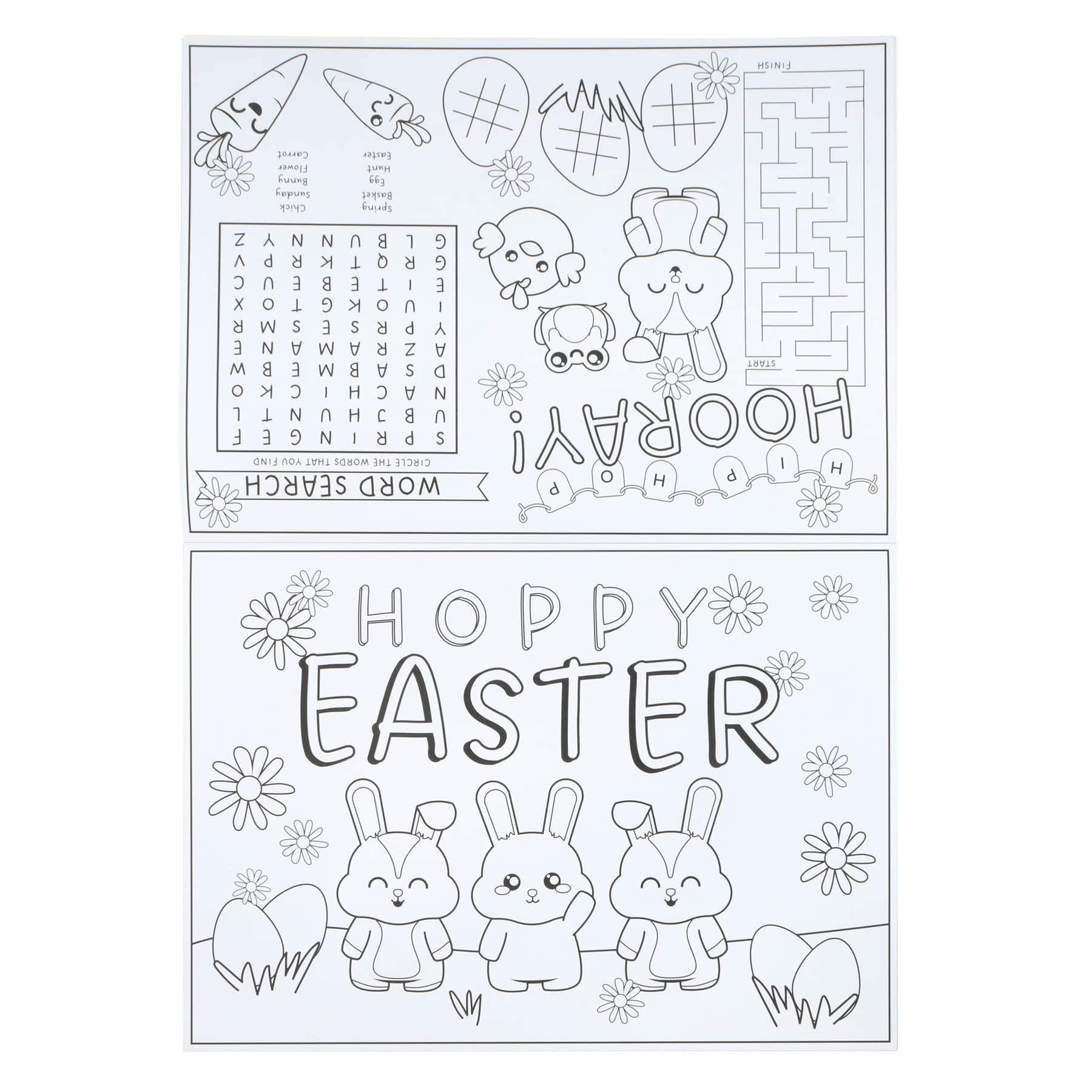 10.7&#x22; x 15&#x22; Color-In Paper Placemats, 12ct. by Ashland&#xAE;