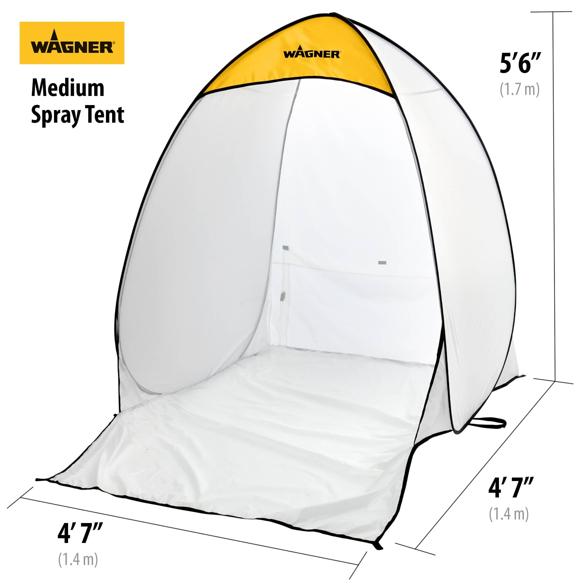 Wagner SprayTech Wagner Studio Spray Tent with Built-In Floor, portable spray  paint booth, spray paint