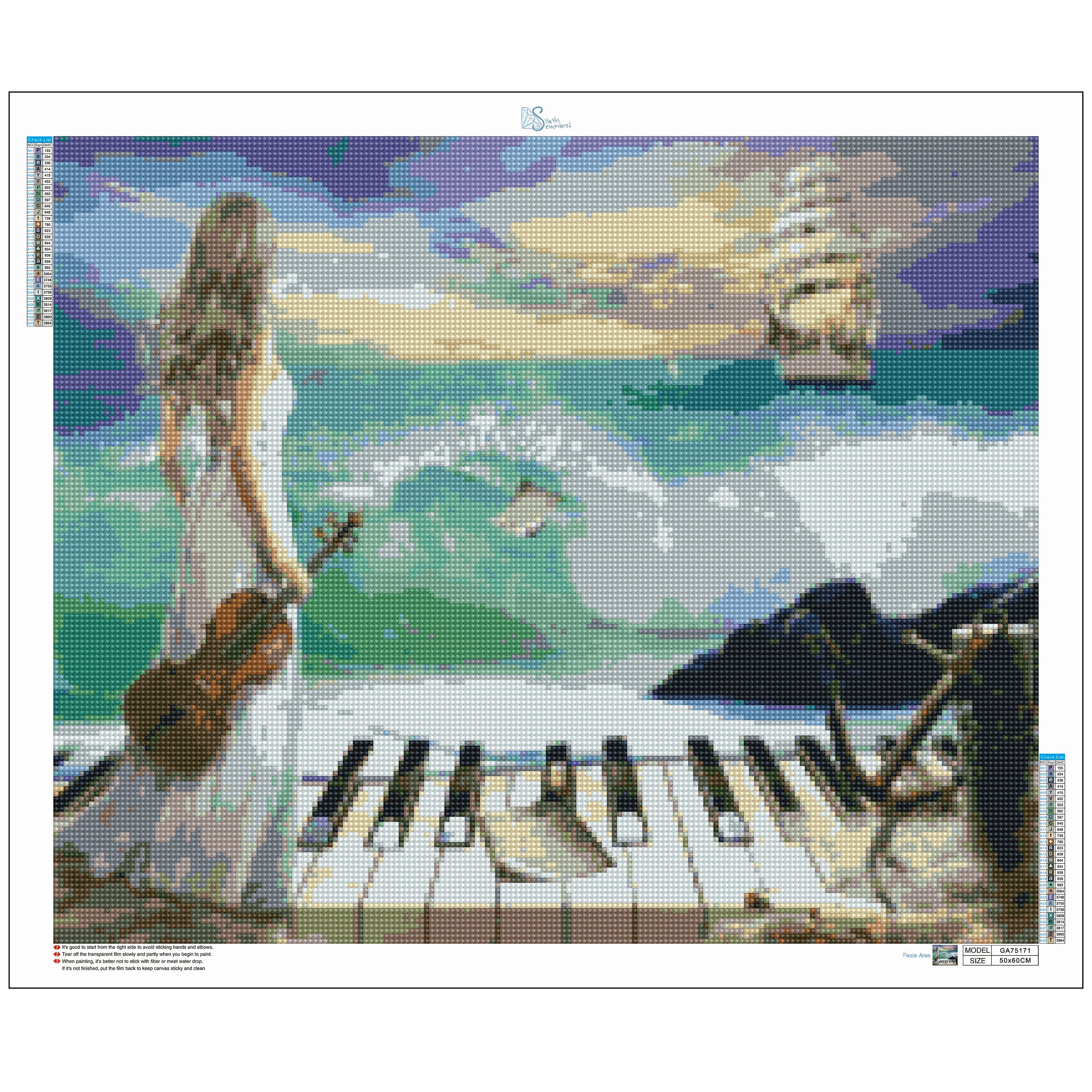 Sparkly Selections Beginner Sounds of the Ocean Diamond Painting Kit