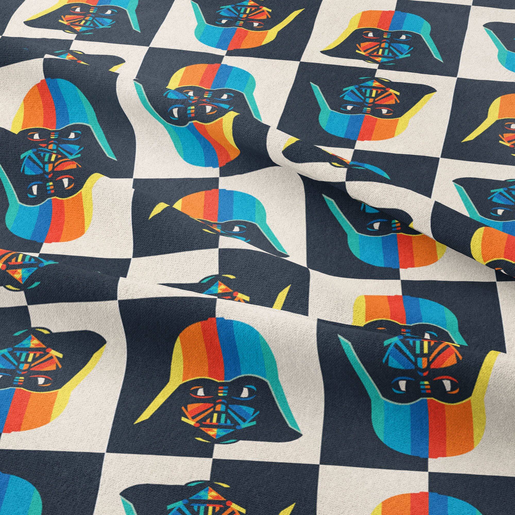 Star Wars&#x2122; Rainbow Darth Vader Cotton Precut Fabric