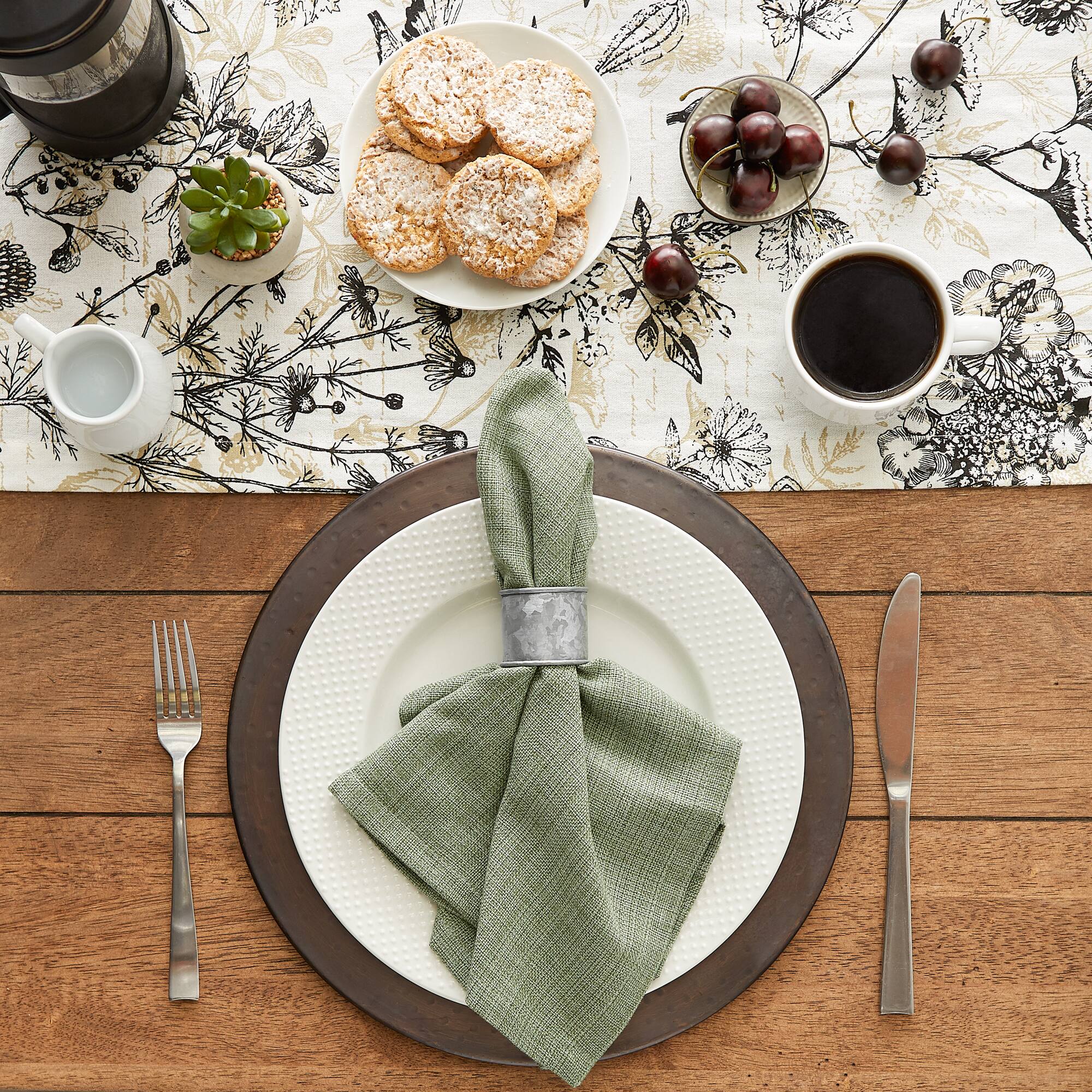 DII&#xAE; Galvanized Band Napkin Rings, 6ct.