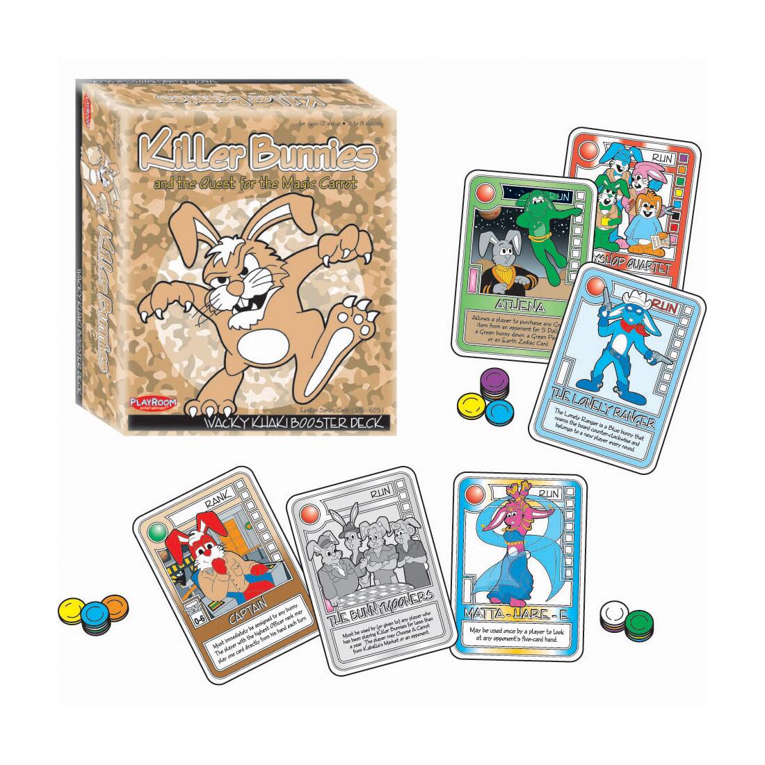 Killer Bunnies&#xAE; and the Quest for the Magic Carrot: Wacky Khaki Booster Deck