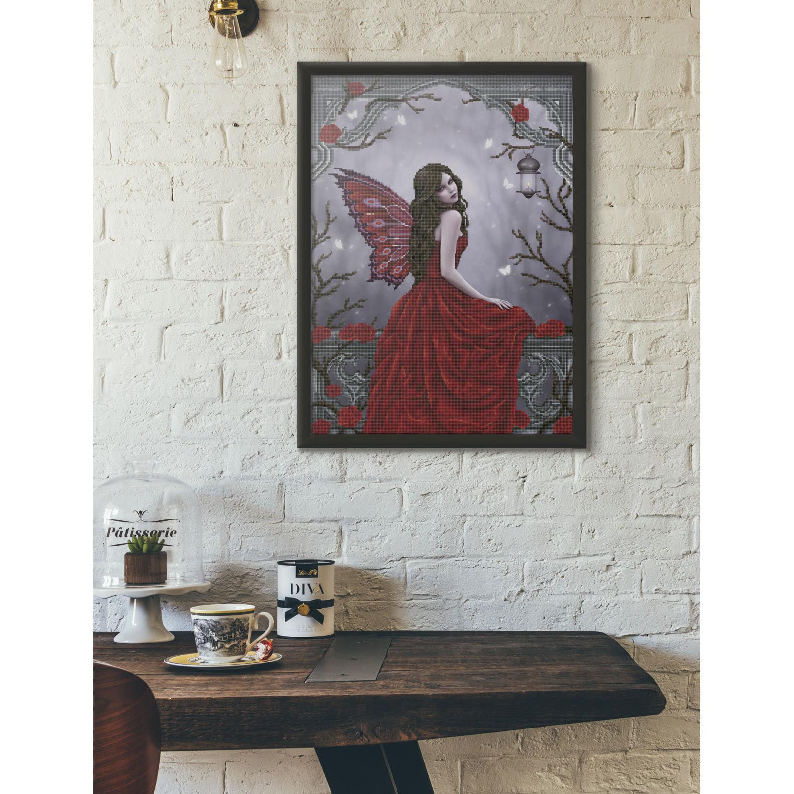 Diamond Dotz® Advanced Winter Rose Fairy Diamond Painting Kit