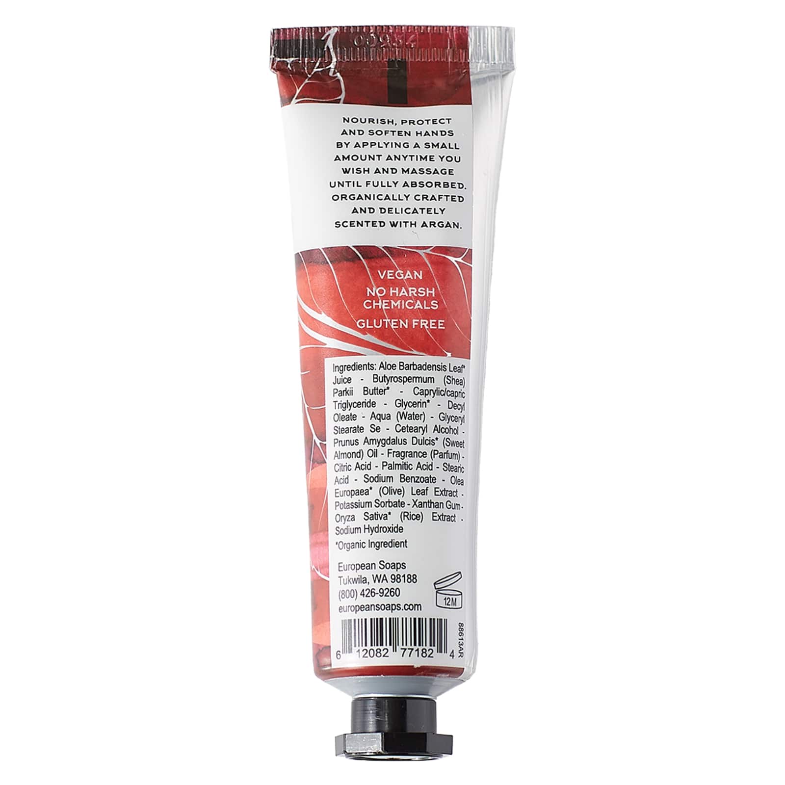 European Soaps Terravita Organic Hand Cream, 30mL